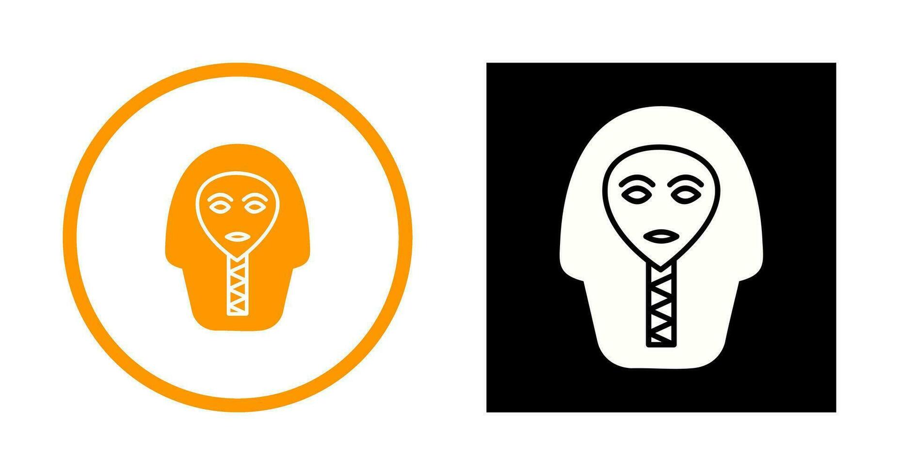 Egyptian Face Vector Icon