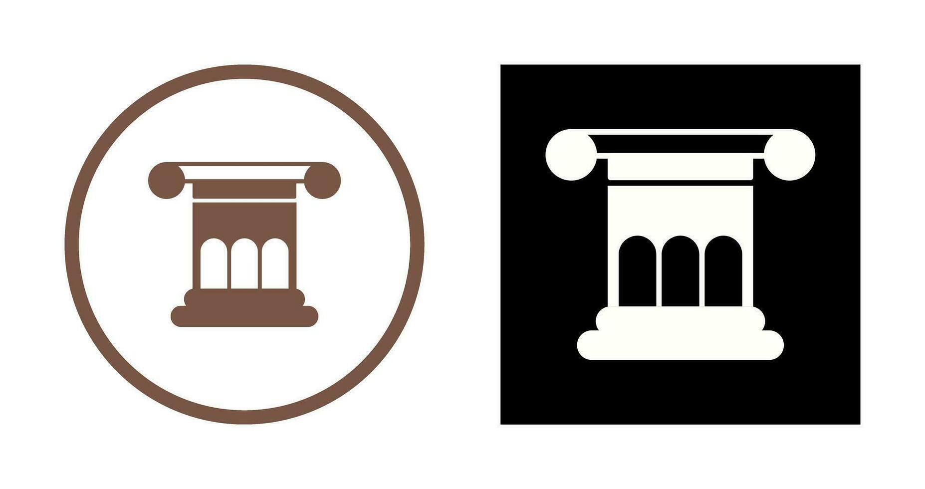 Roman Law Vector Icon