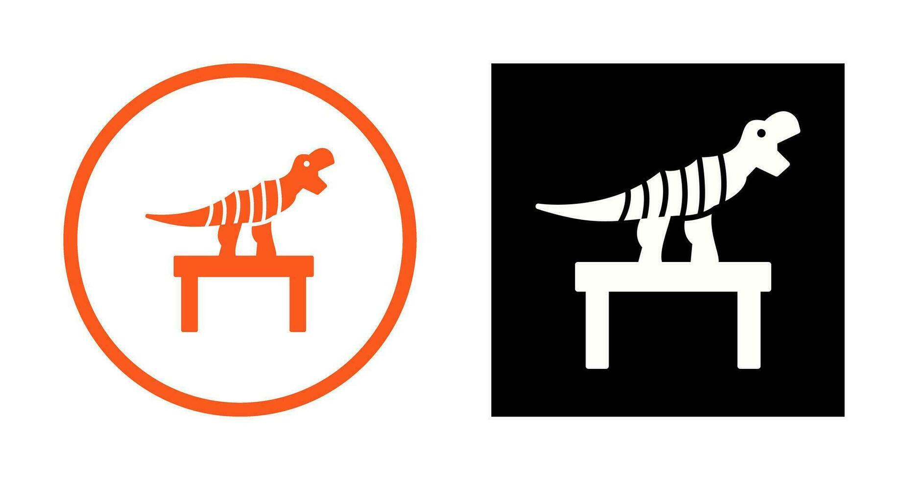 Bones Exhibit Vector Icon