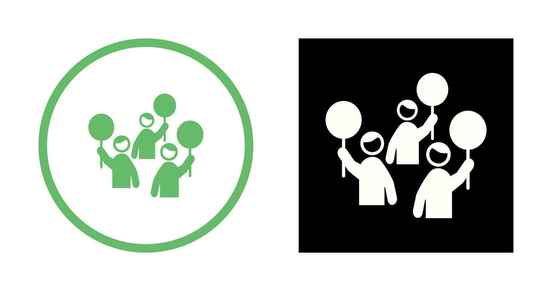 Protest Vector Icon