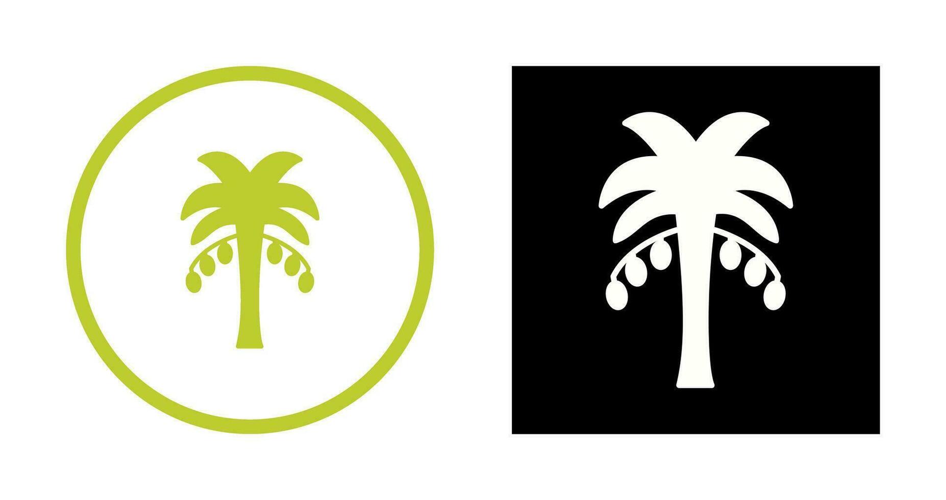 Coconut trees Vector Icon