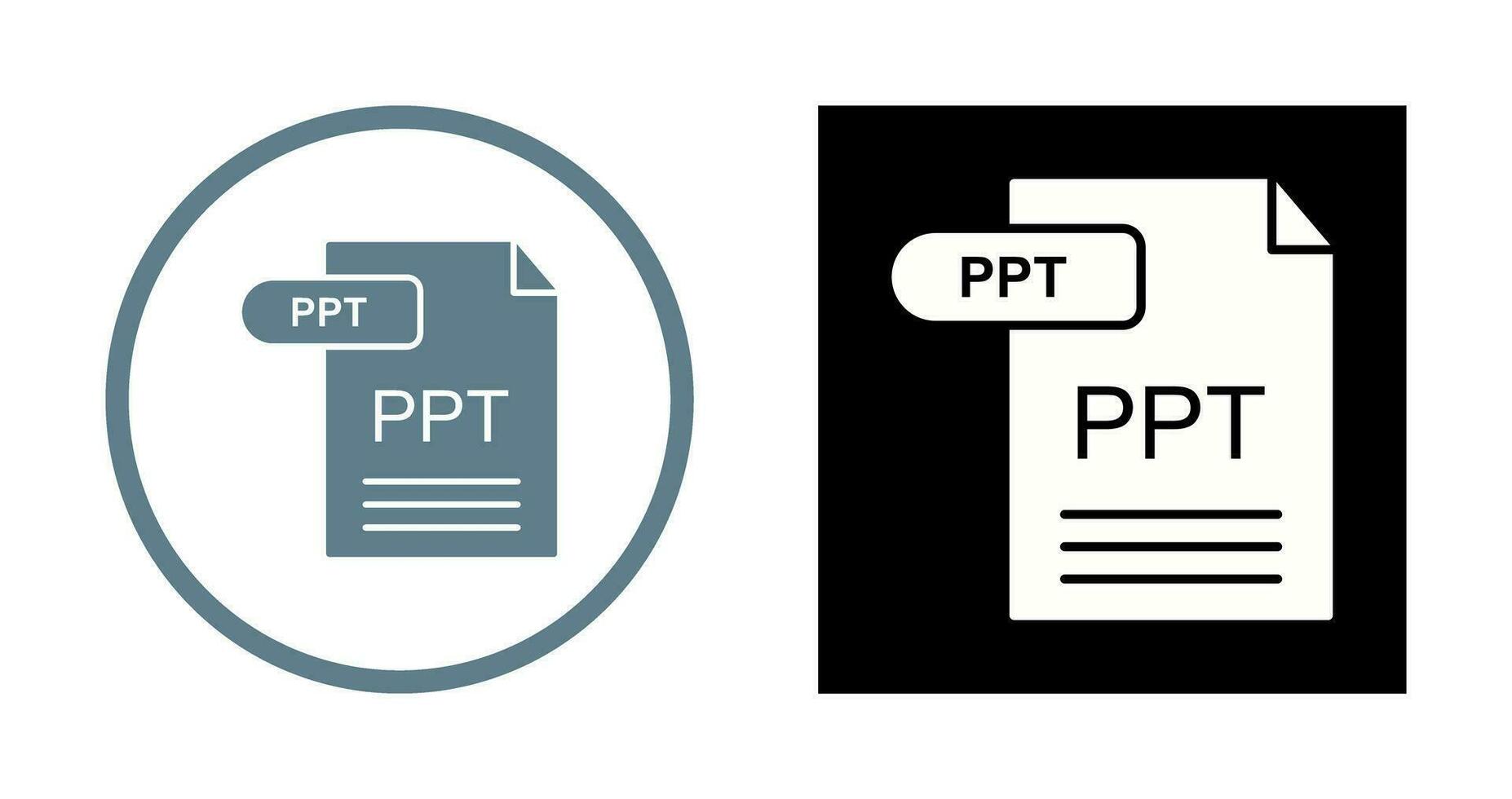 icono de vector de ppt