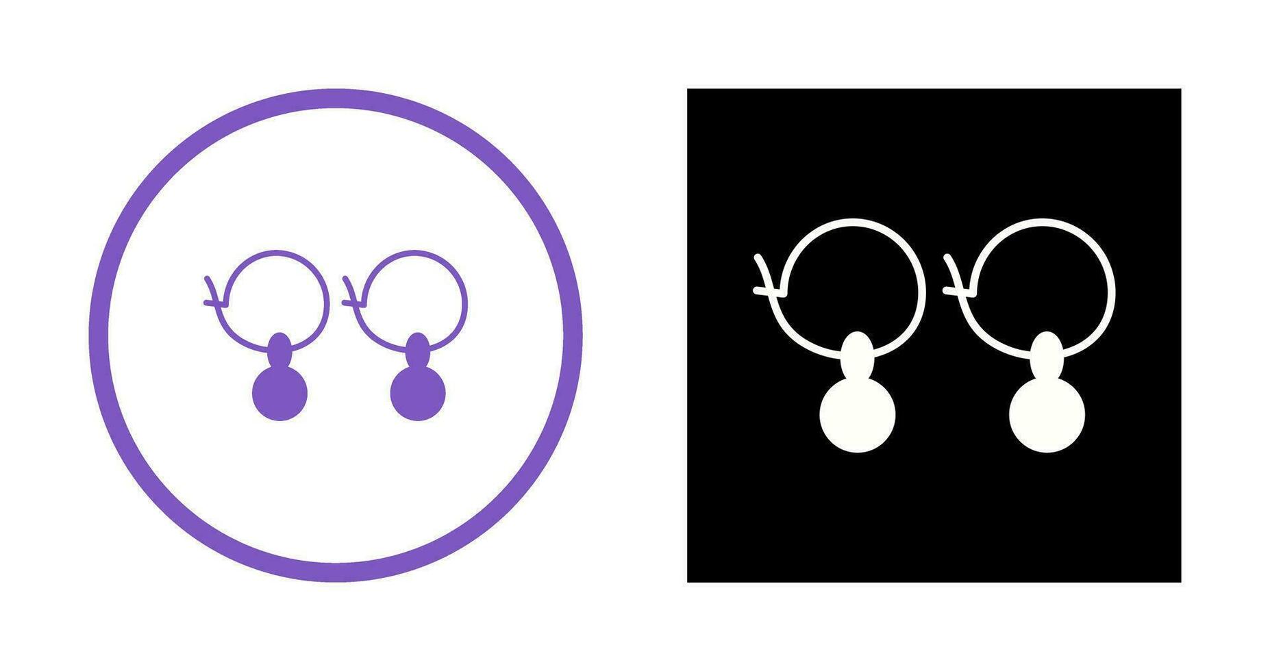 Earrings Vector Icon