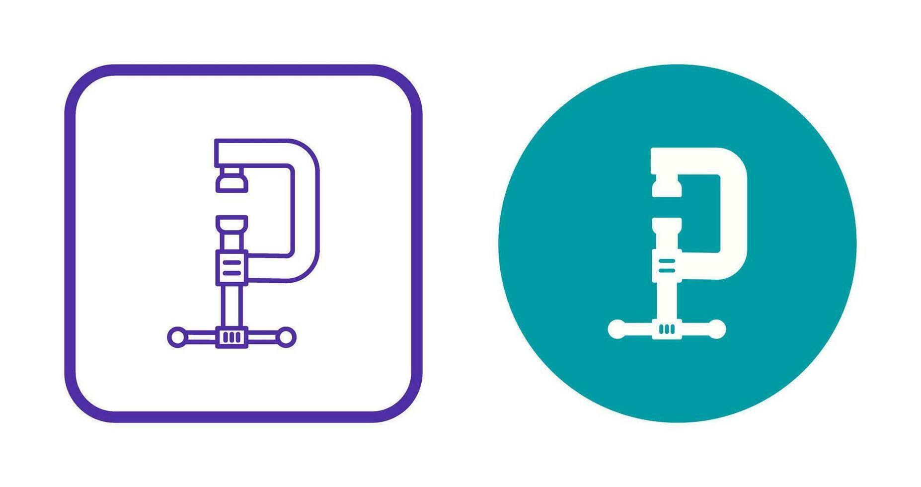 Clamp Vector Icon