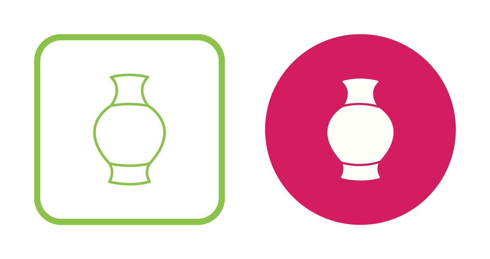 Antique Jar Vector Icon