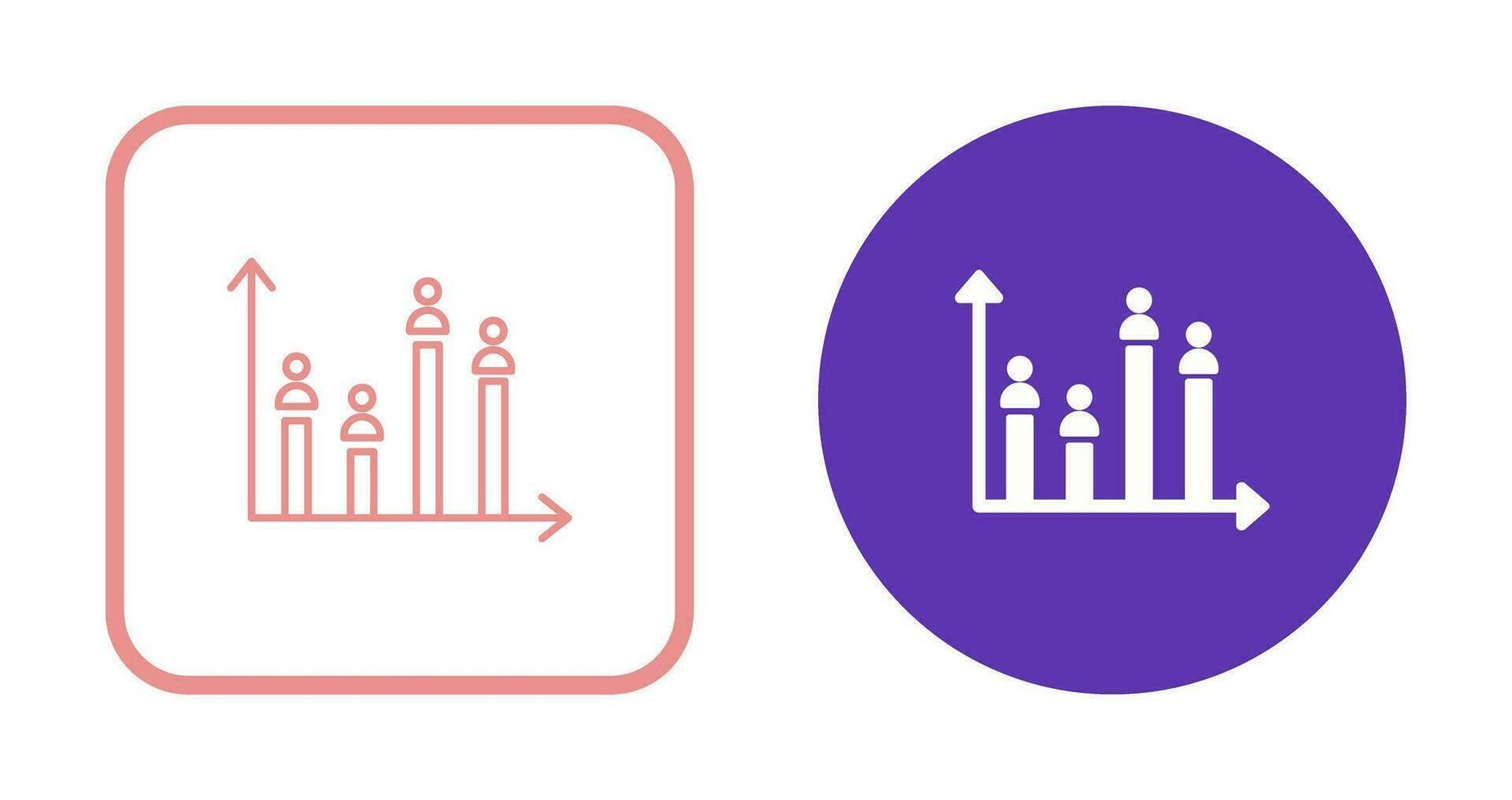 Candidate Graph Vector Icon