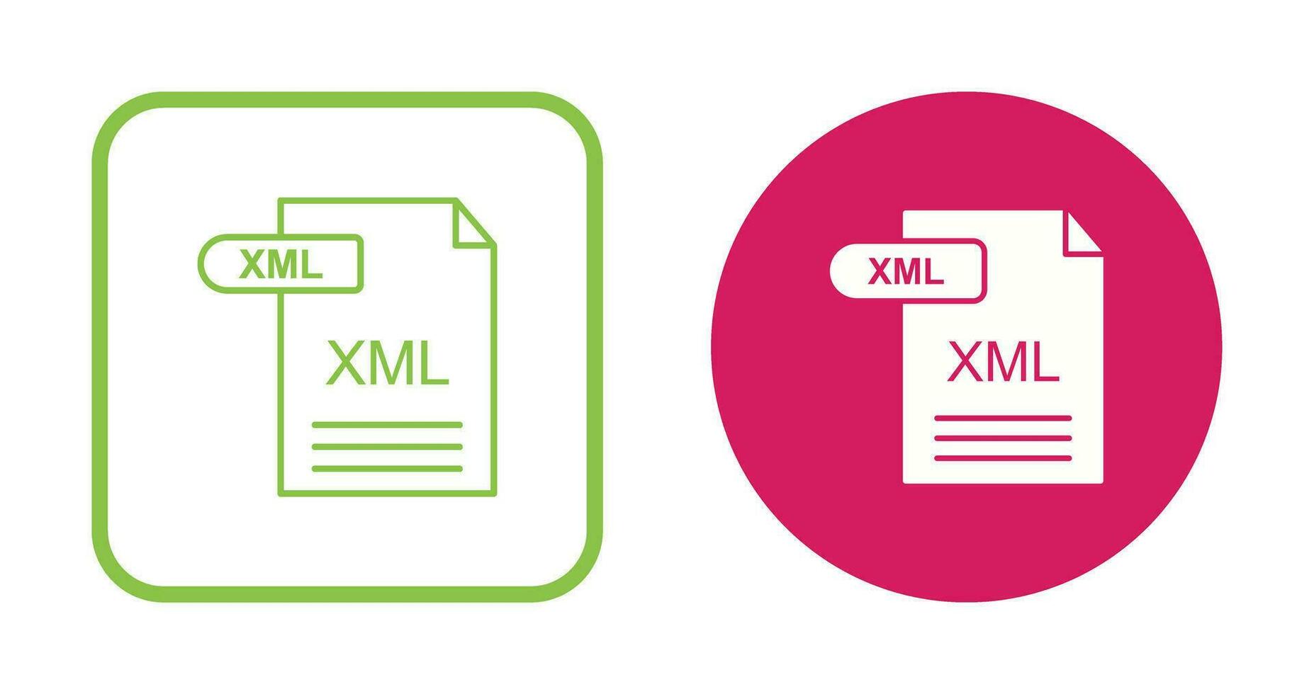 XML Vector Icon