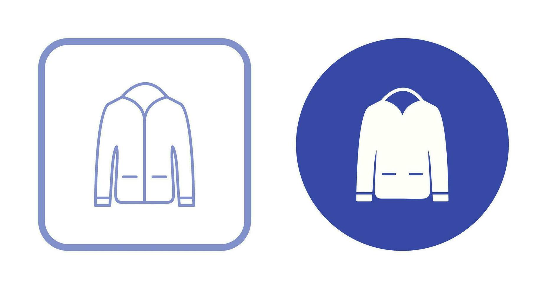 icono de vector de chaqueta de hombre