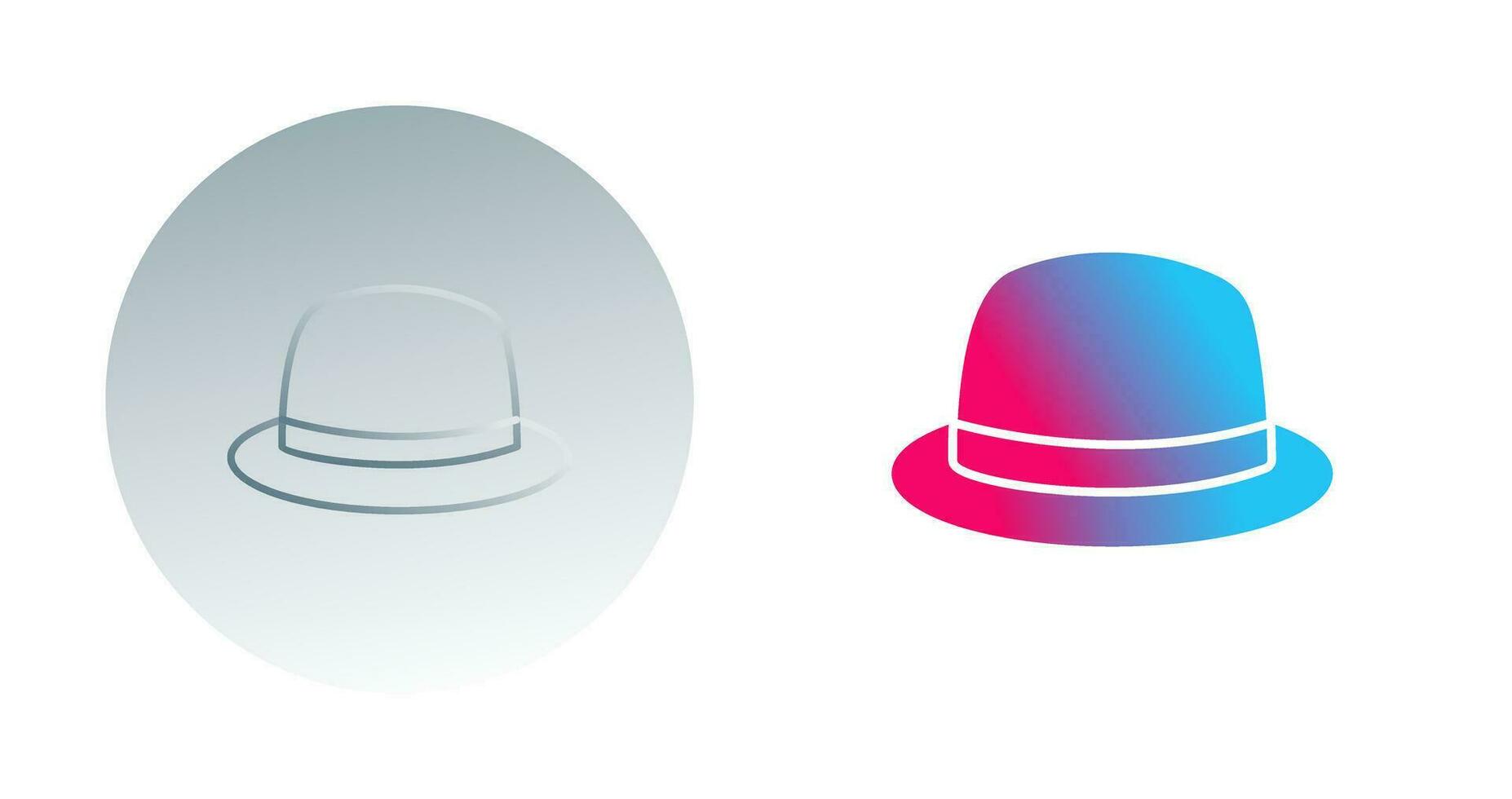 icono de vector de sombrero