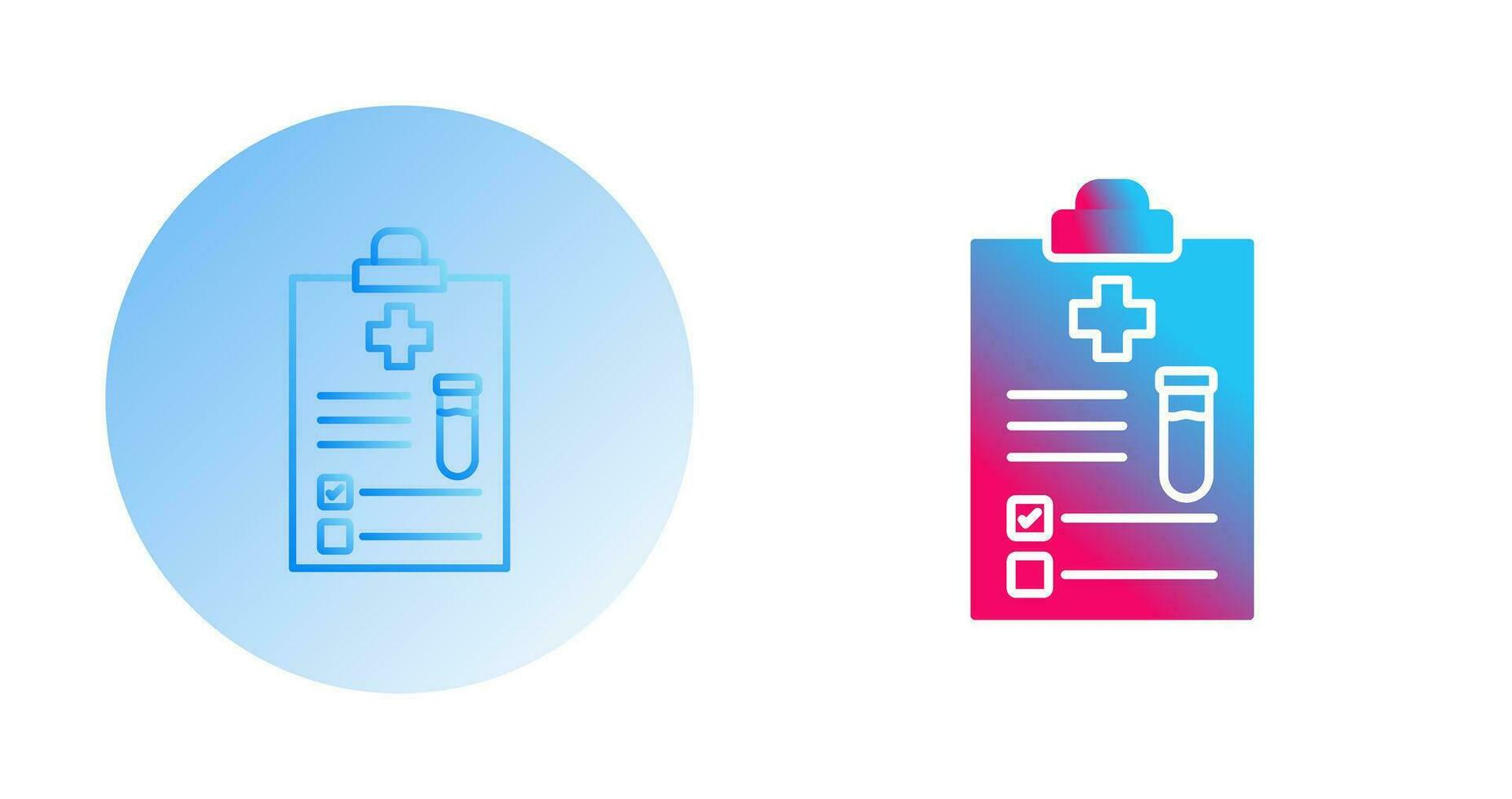 Medical Report Vector Icon