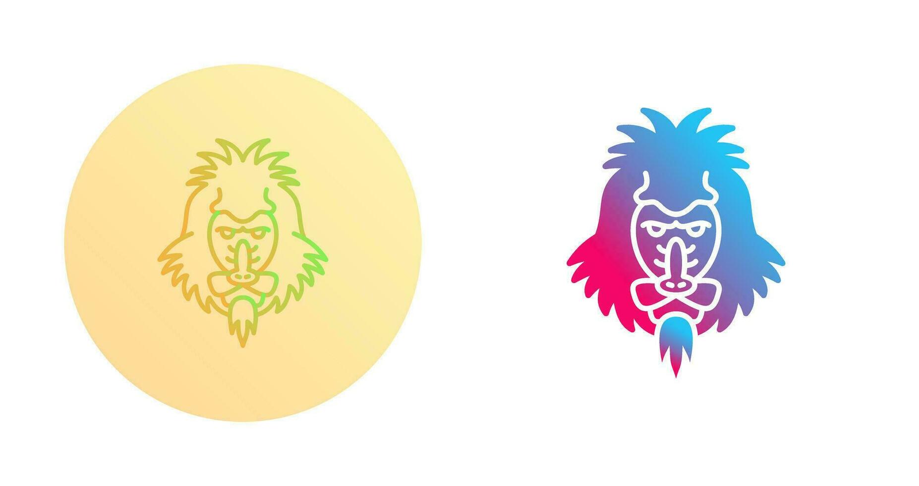 Mandrill Vector Icon