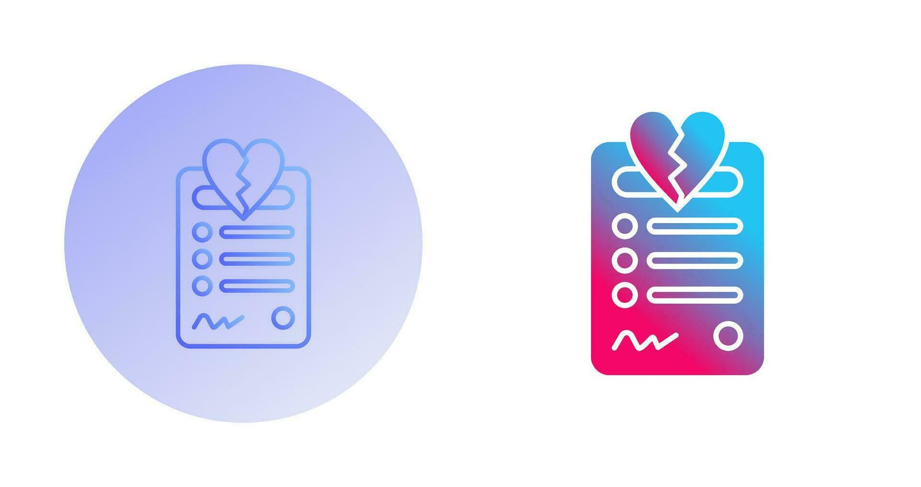 Divorce Vector Icon