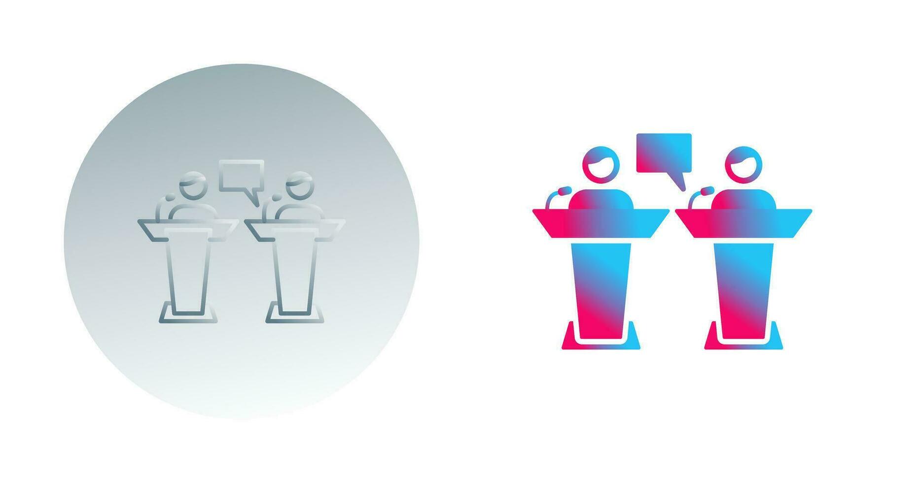 Debate Vector Icon