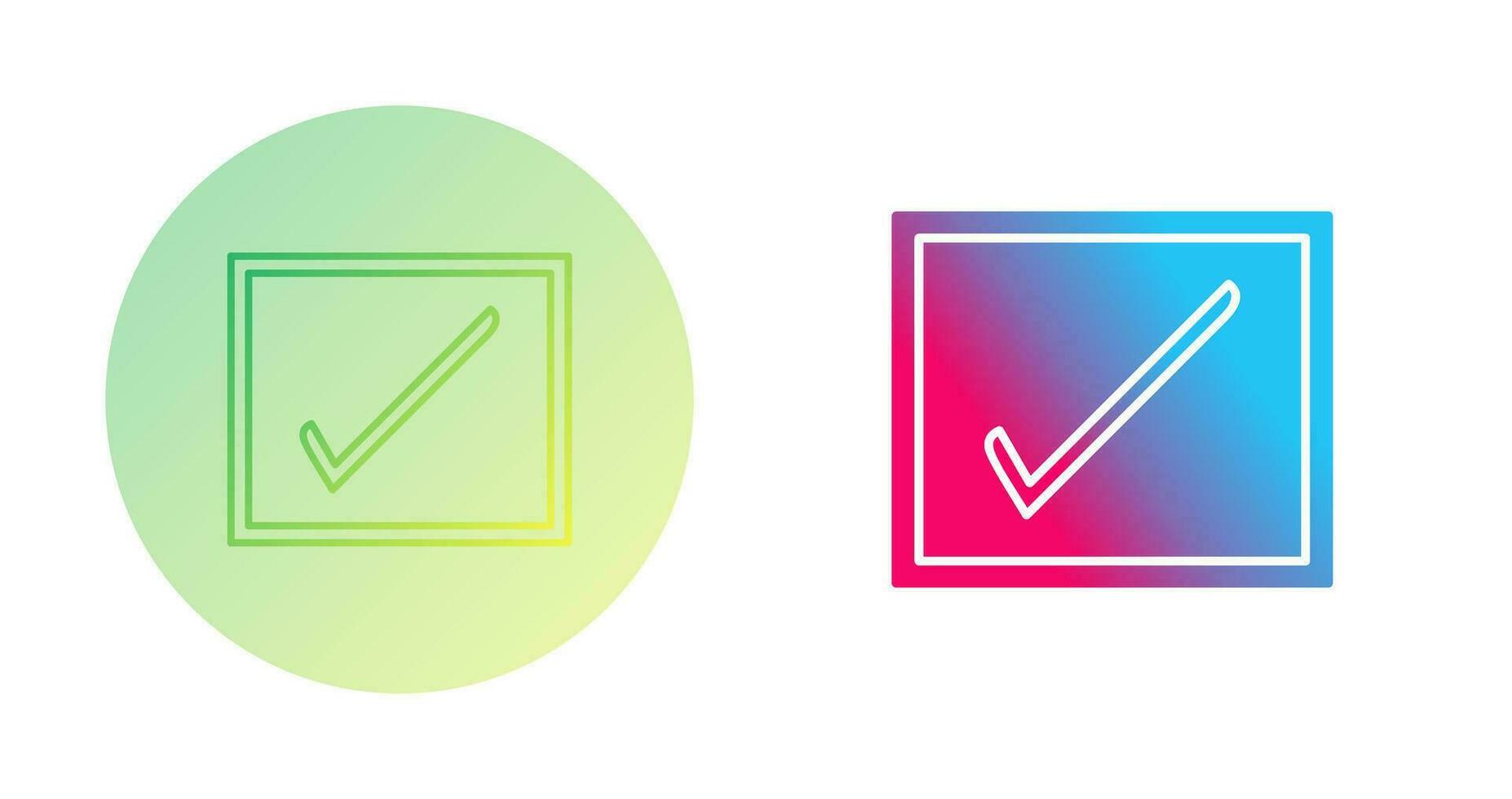 Checkbox Vector Icon