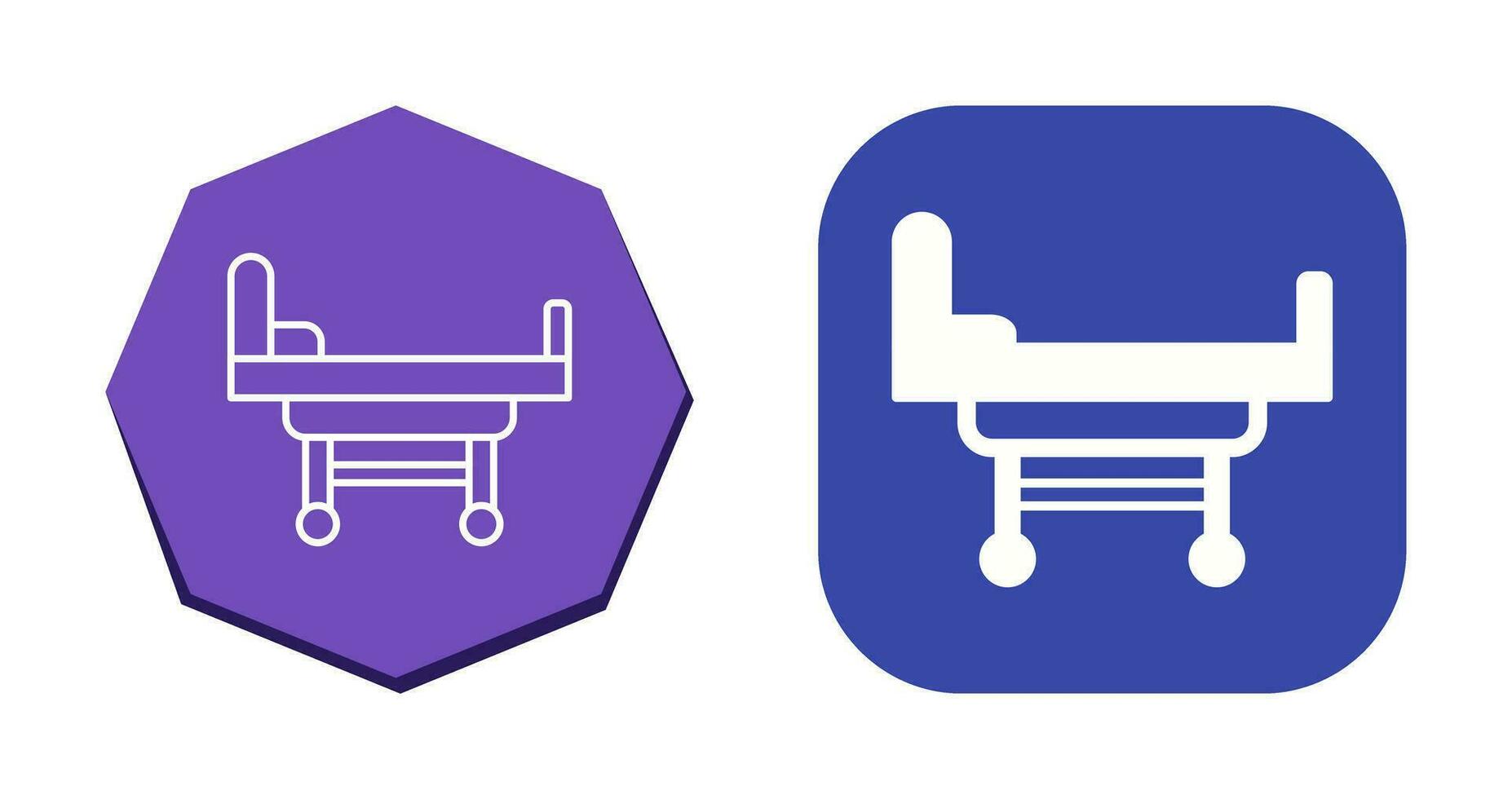 Hospital Bed Vector Icon