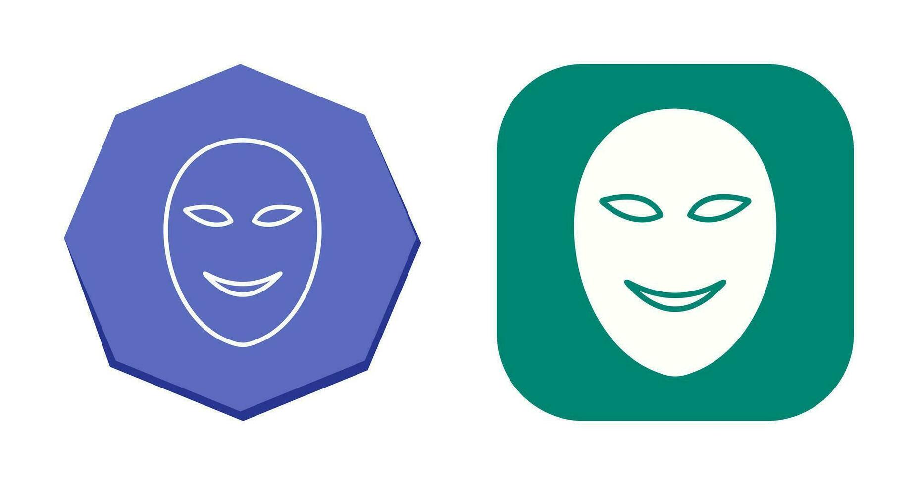 Ancient Face Mask Vector Icon