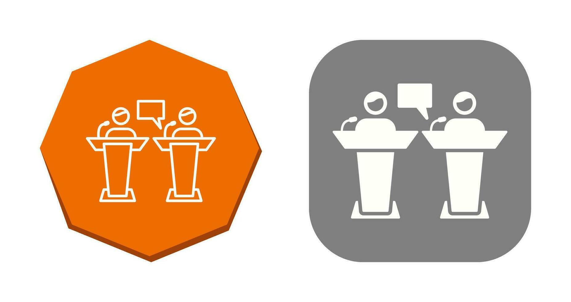 Debate Vector Icon