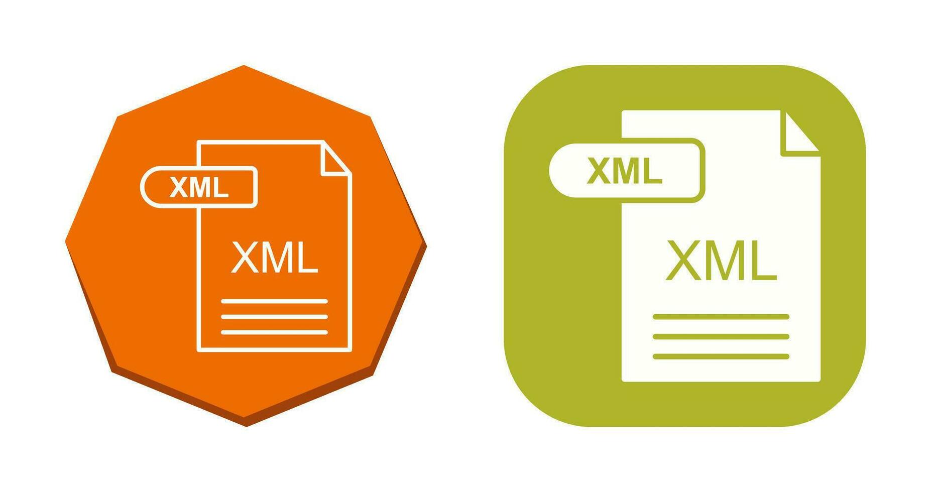 XML Vector Icon