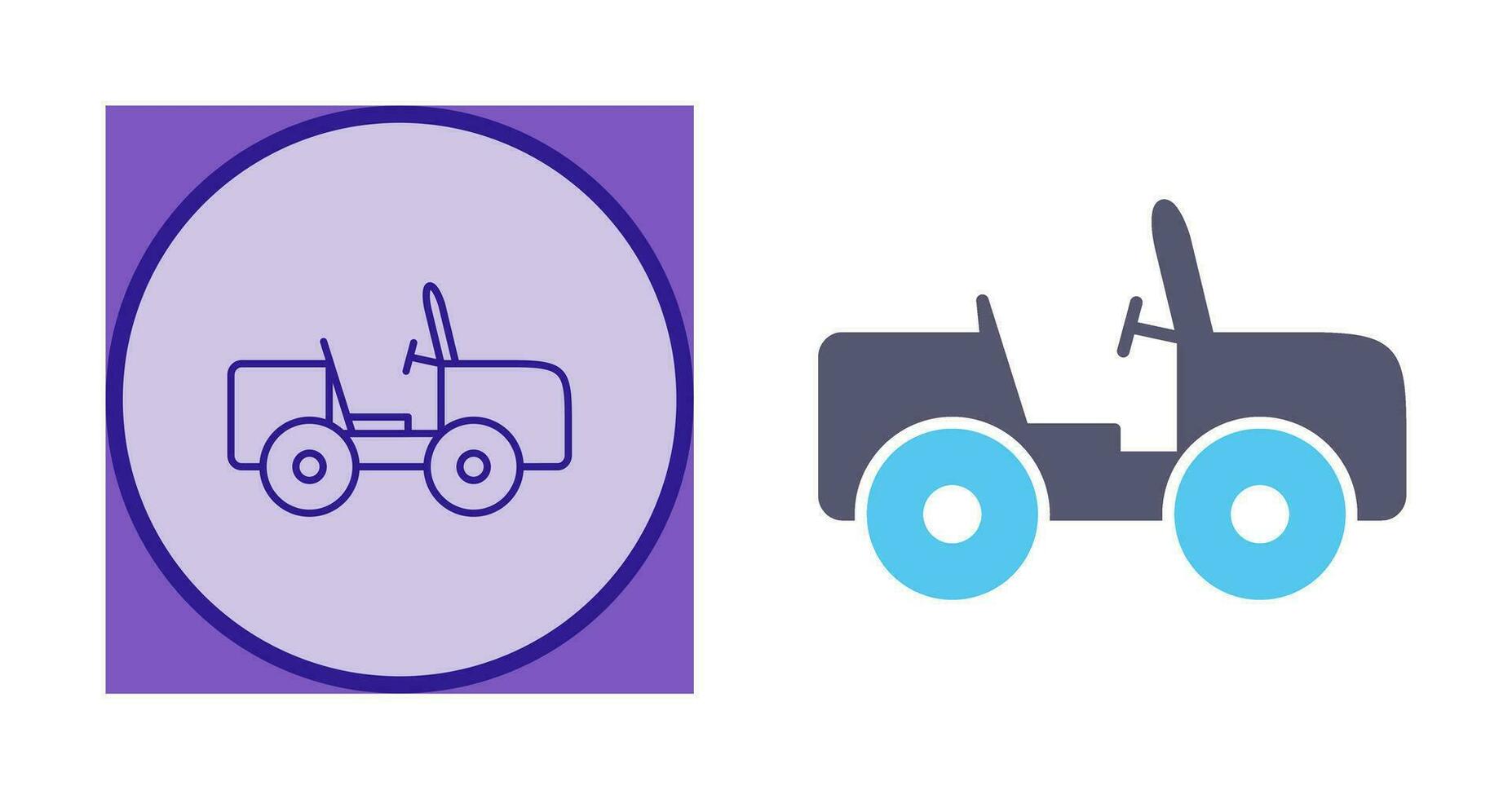 Safari Jeep Vector Icon