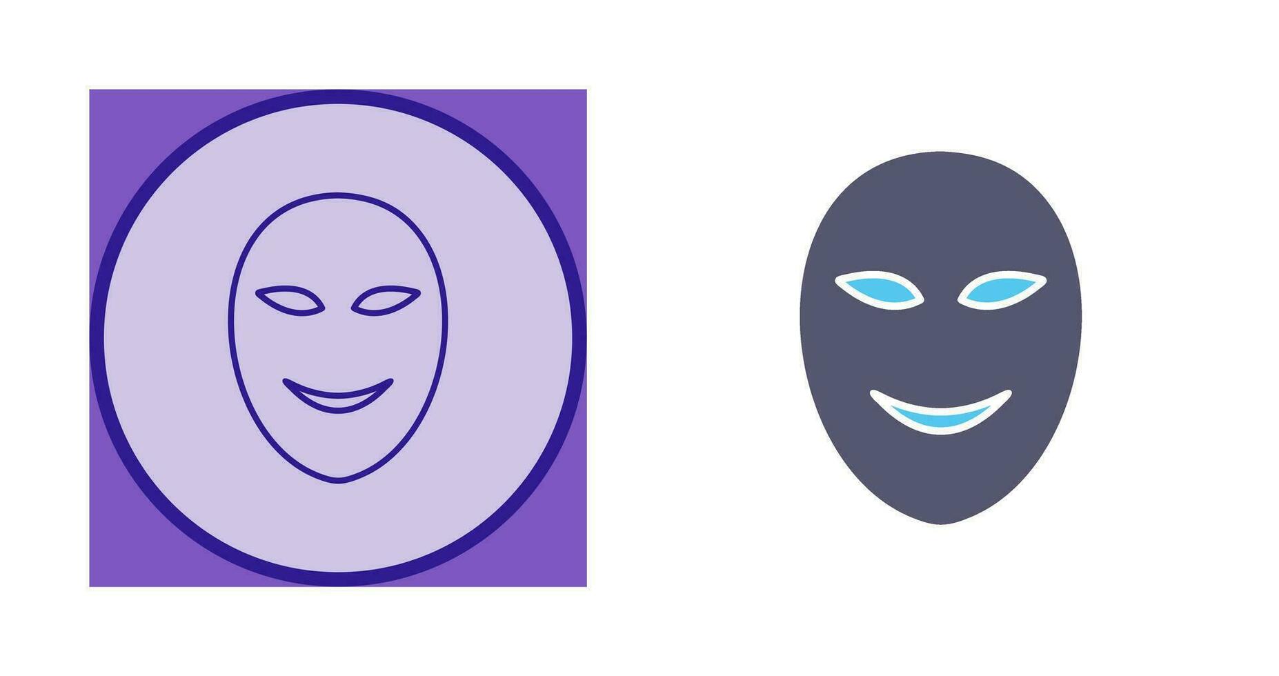 Ancient Face Mask Vector Icon