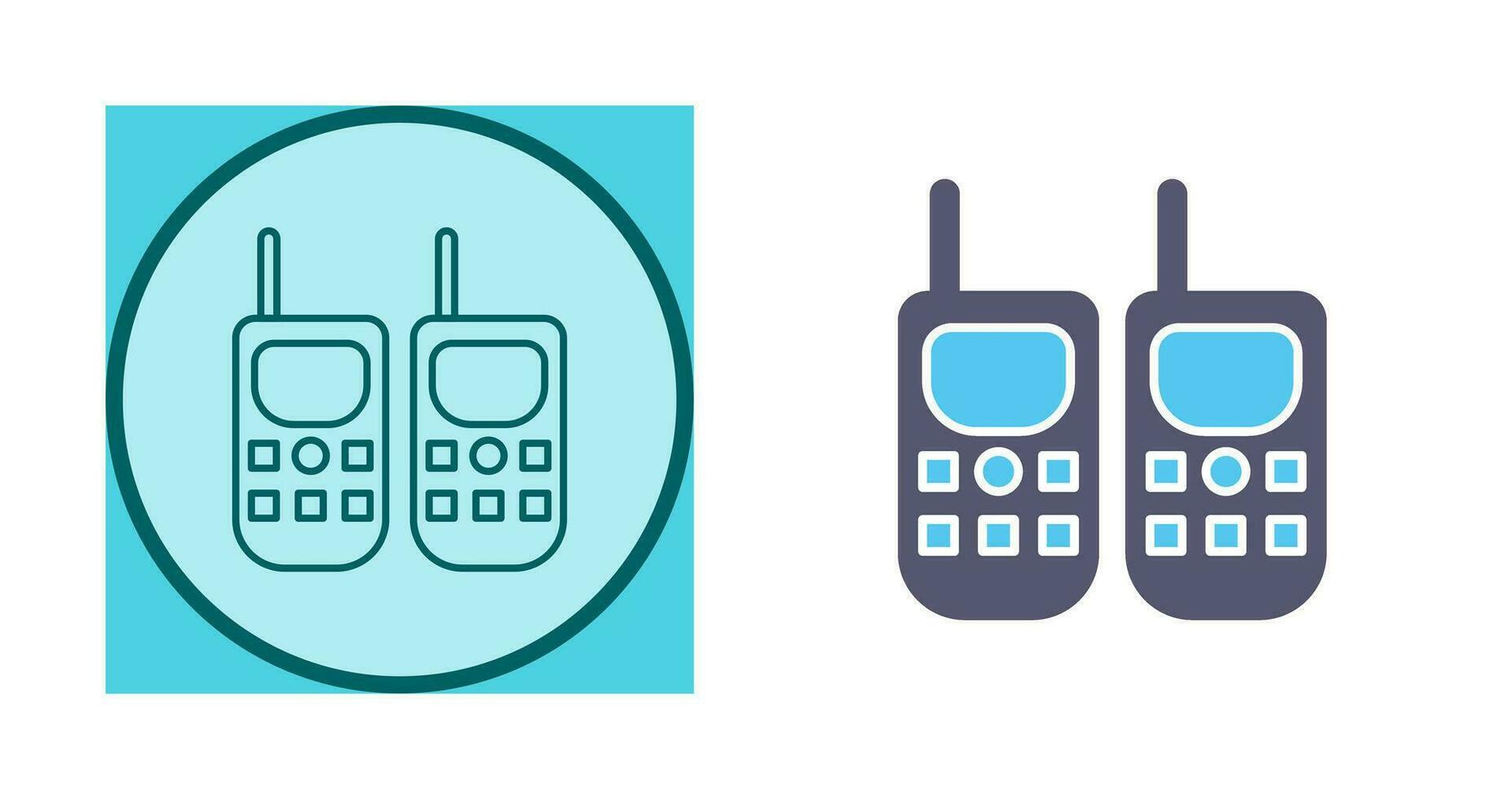 Walkie Talkie Vector Icon