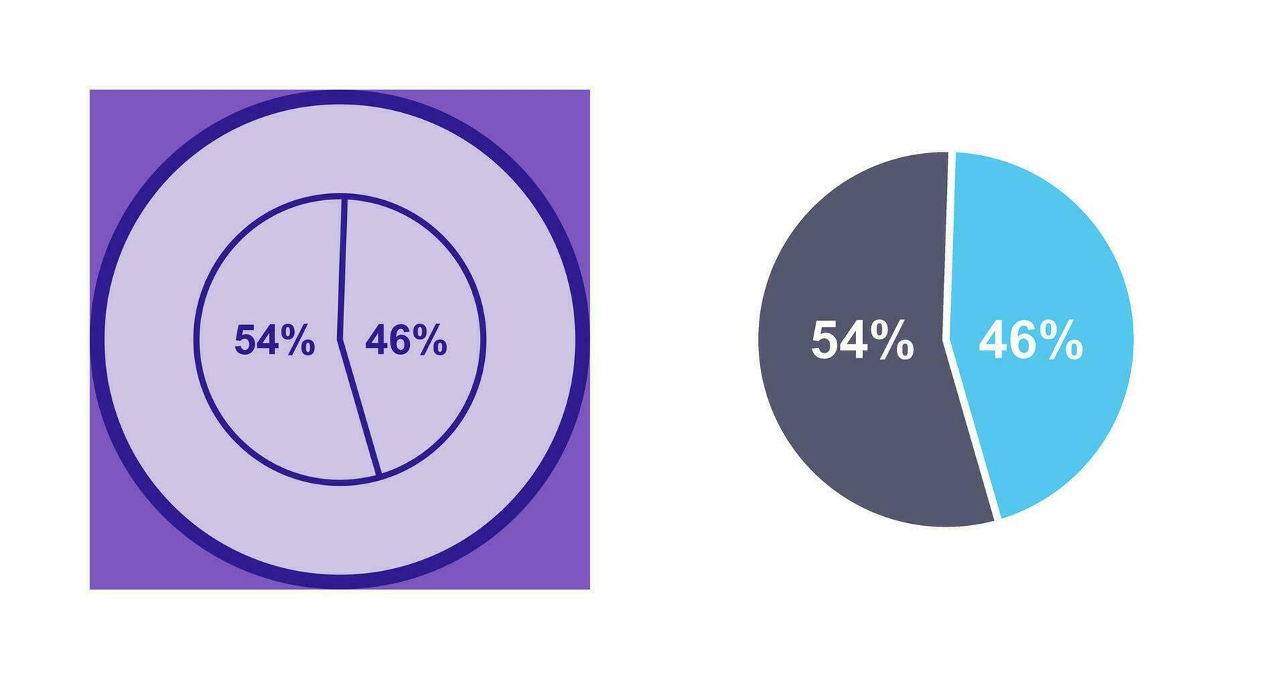 icono de vector de estadísticas de candidatos