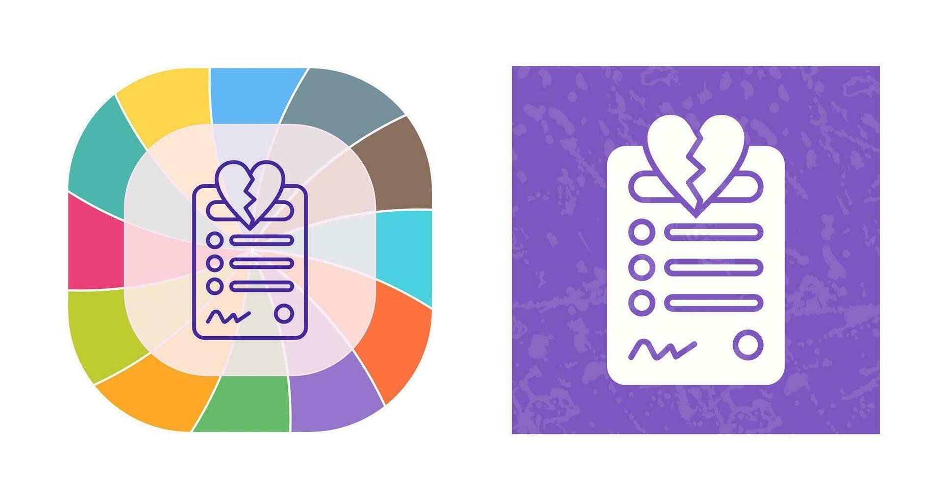 Divorce Vector Icon