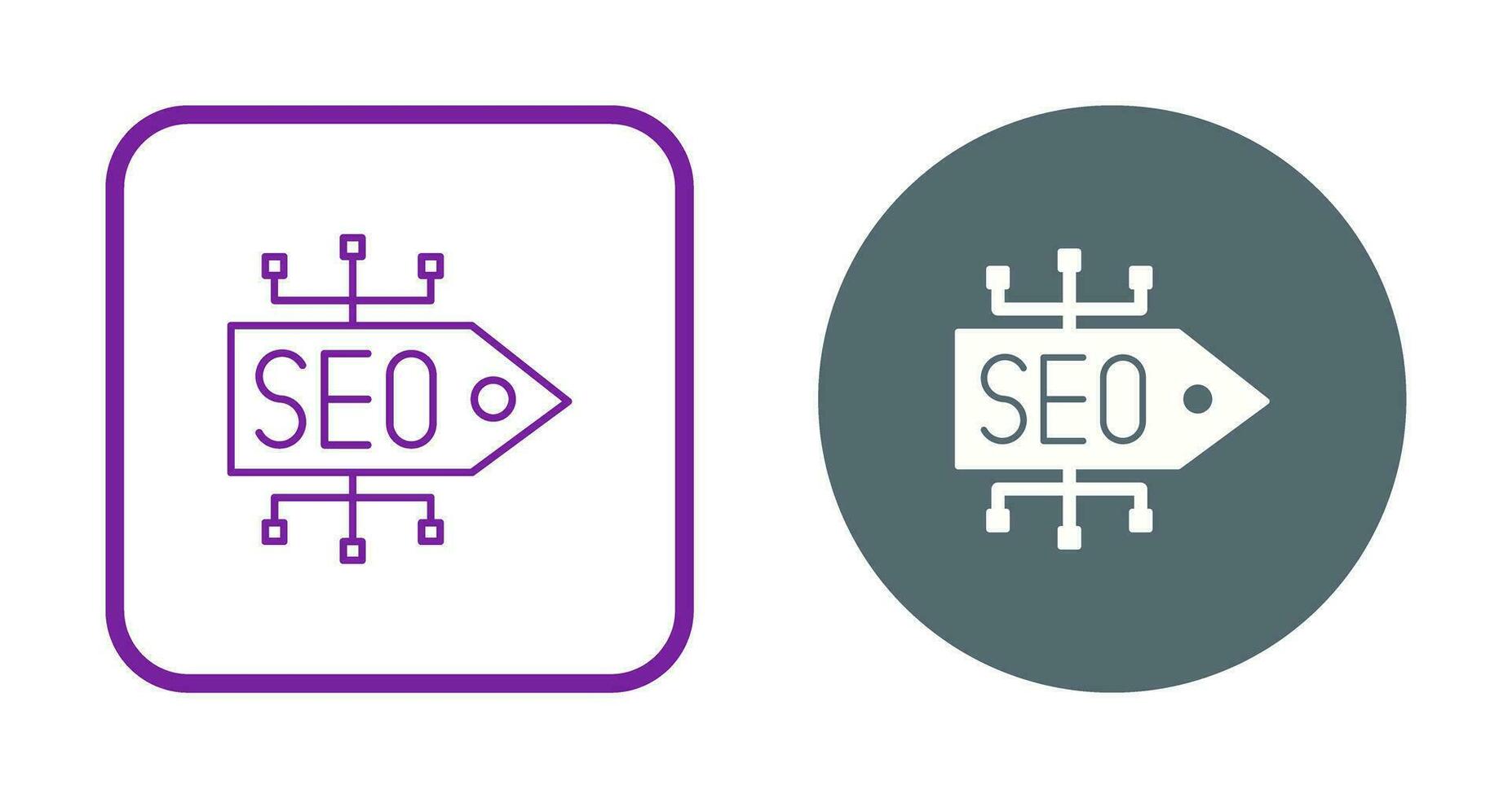 SEO Tag Vector Icon