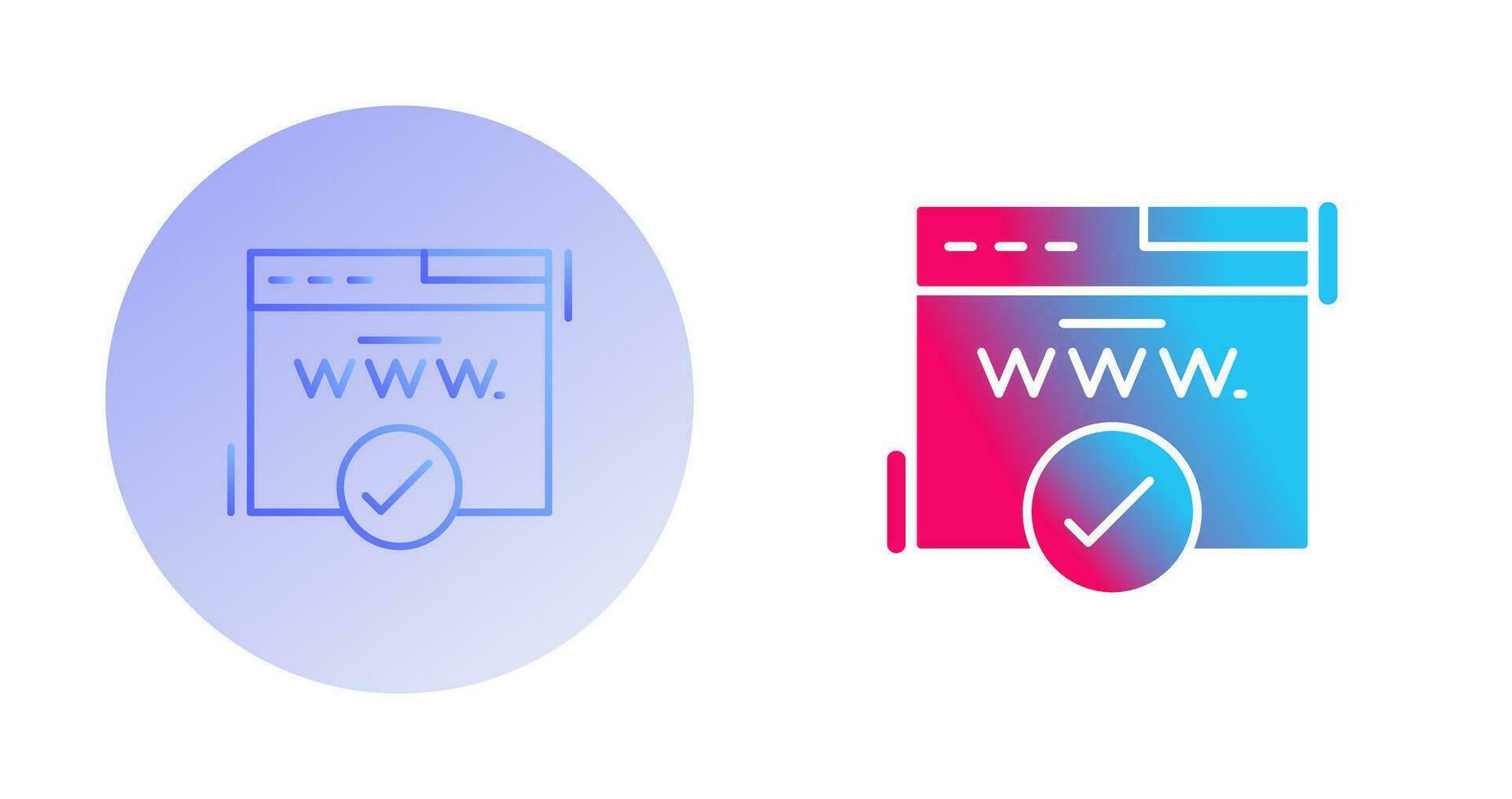 Domain Vector Icon