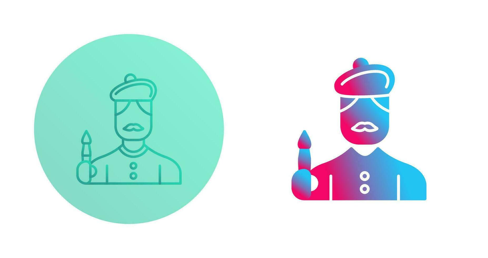 Artist Vector Icon
