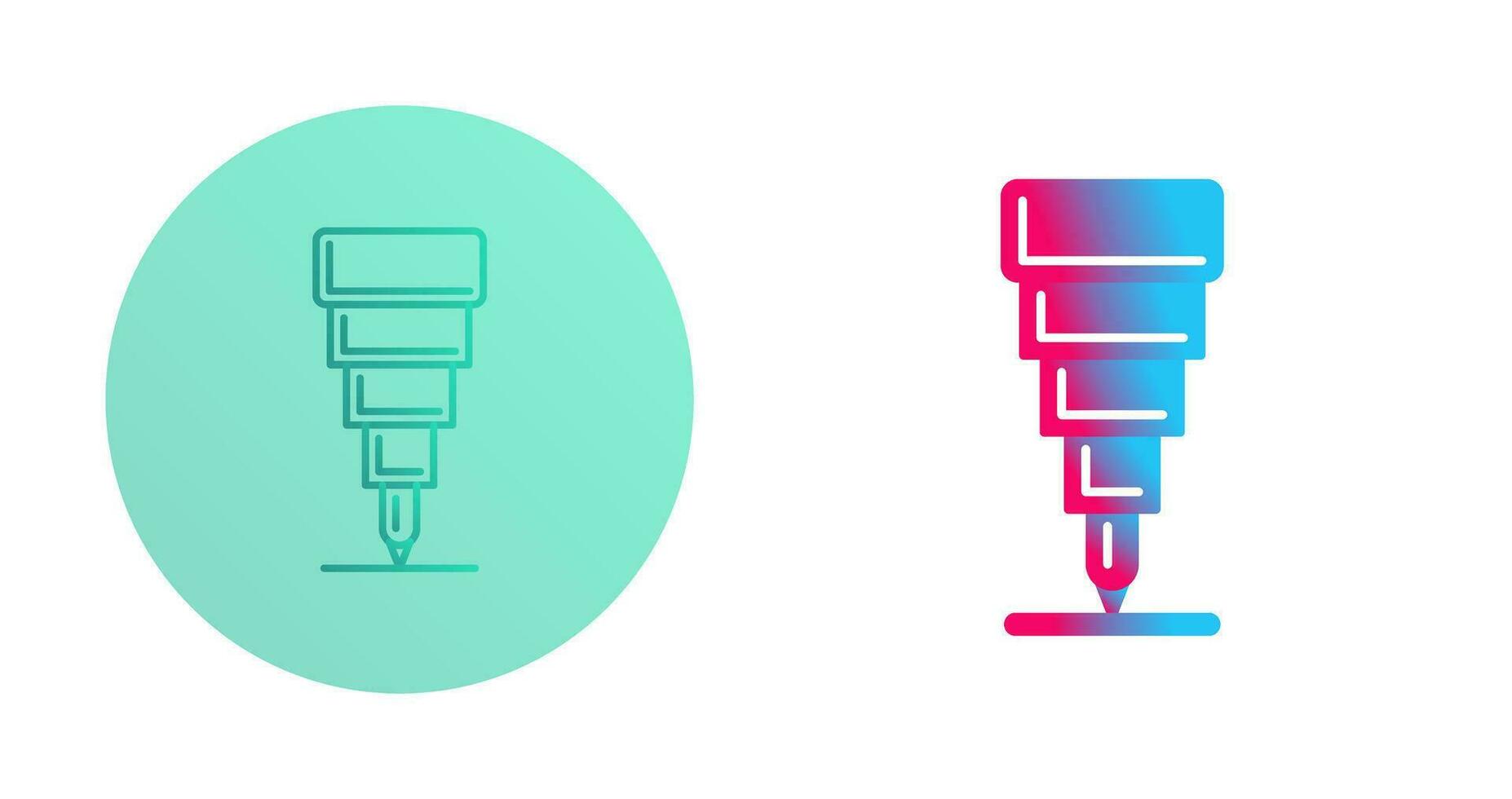 Fine Tip Pen Vector Icon