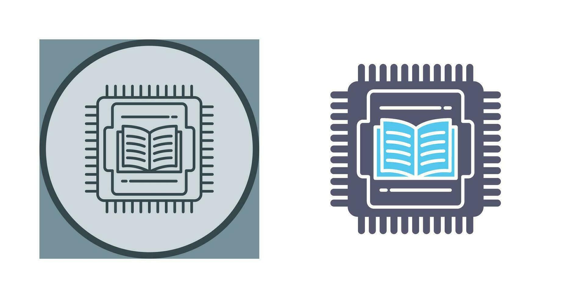 icono de vector de cpu