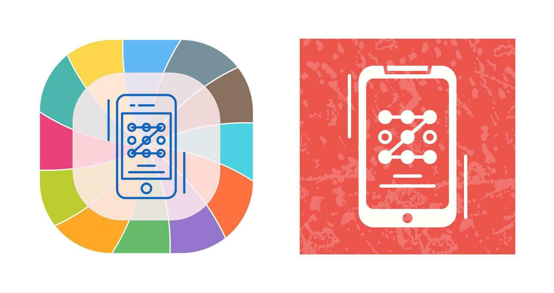Pattern Code Vector Icon