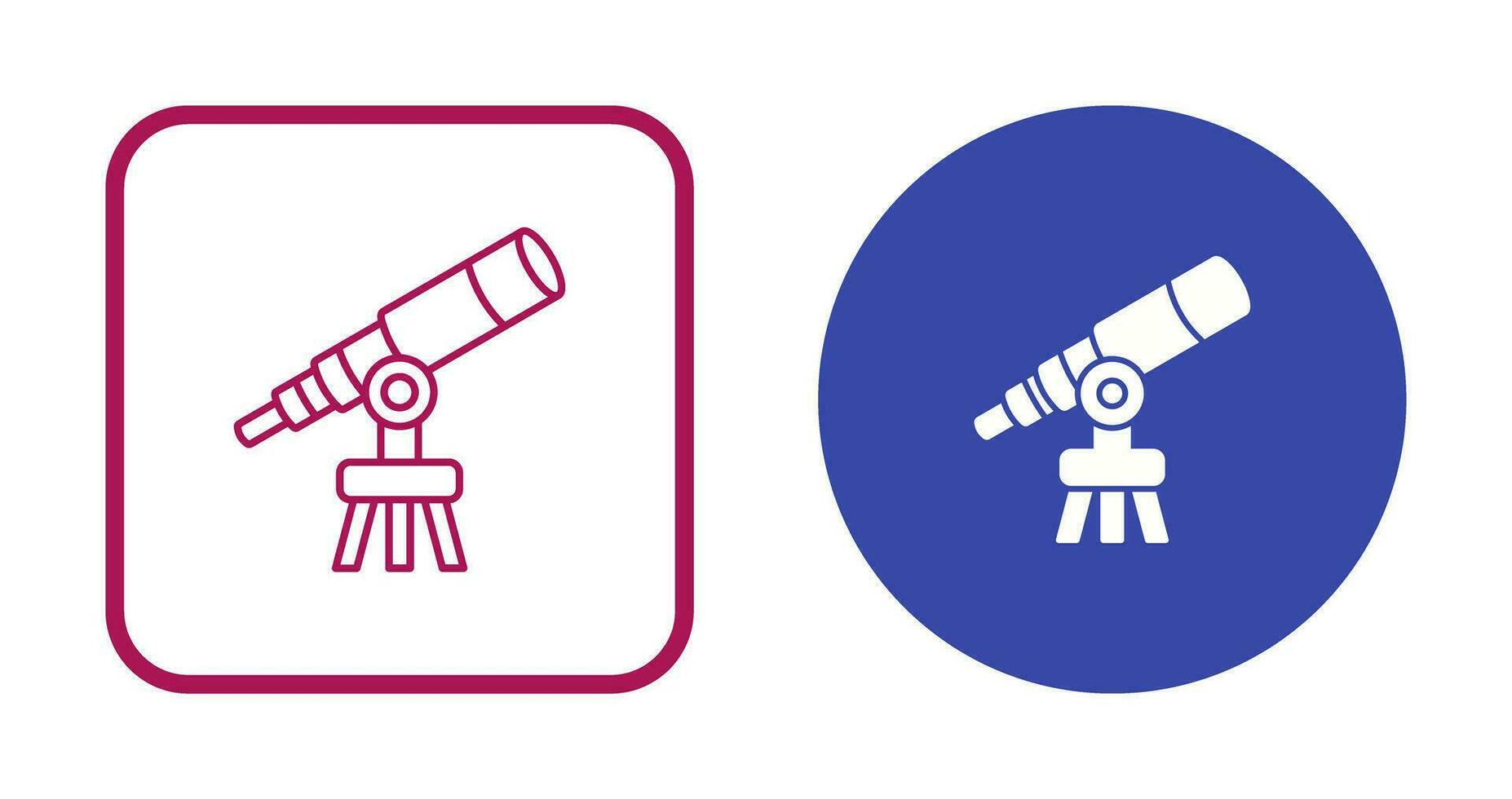 Telescope Vector Icon