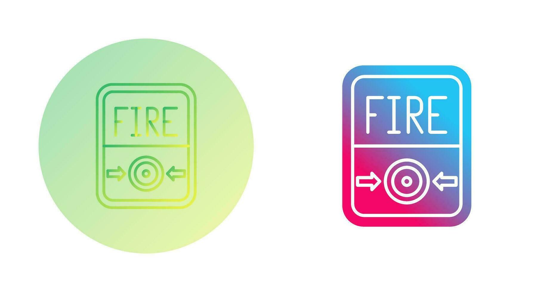 Fire Button Vector Icon