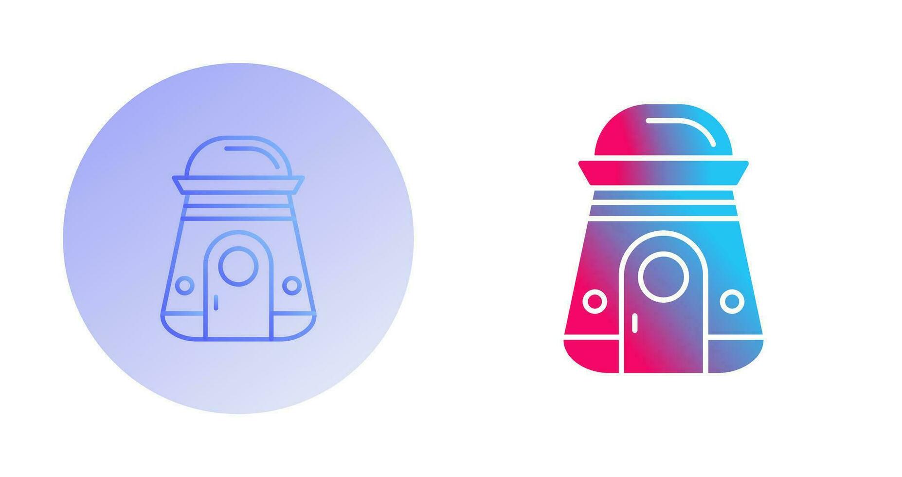 Space Capsule Vector Icon