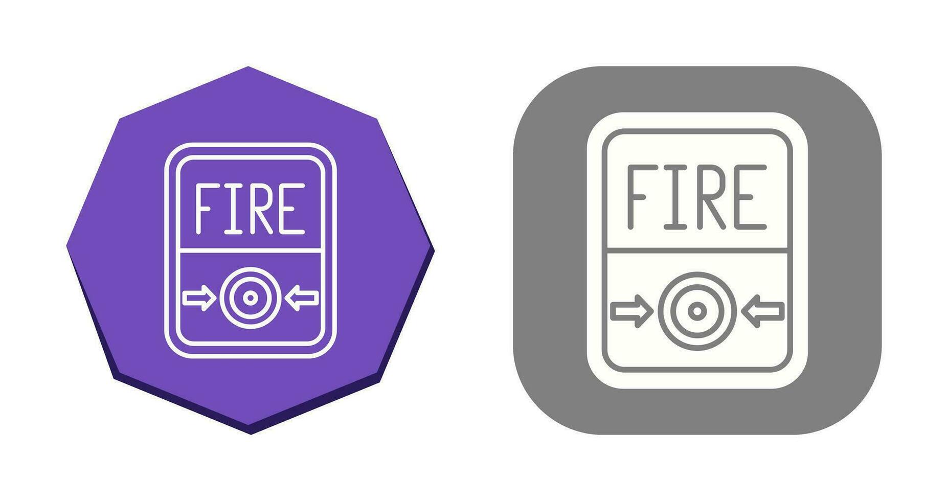 Fire Button Vector Icon