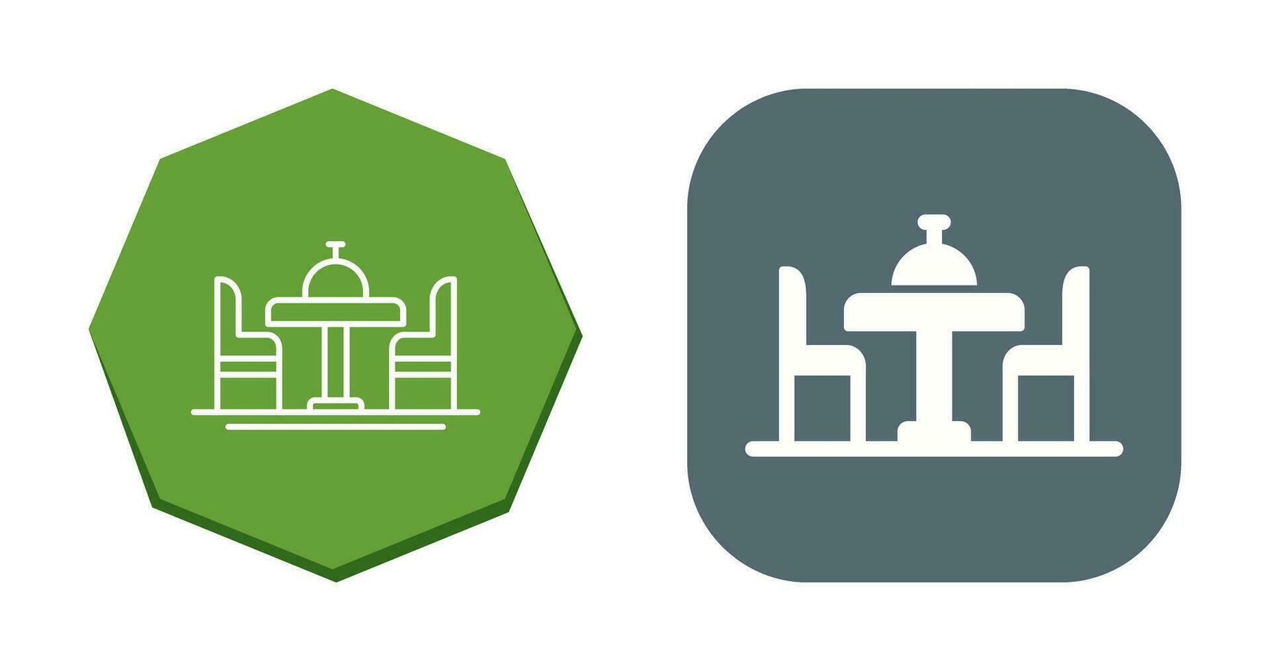 Dinning Table Vector Icon