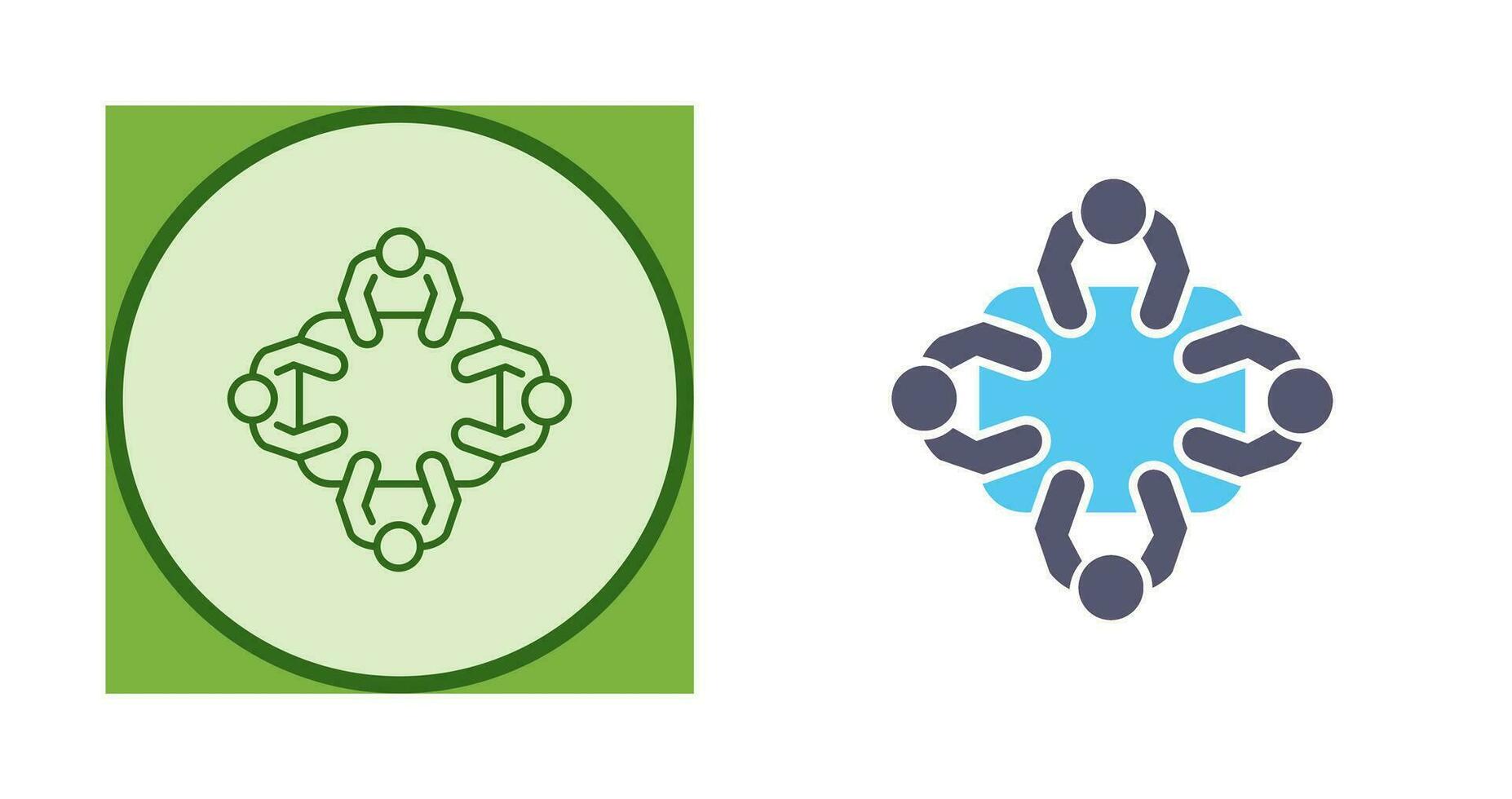 Staff Meeting Vector Icon