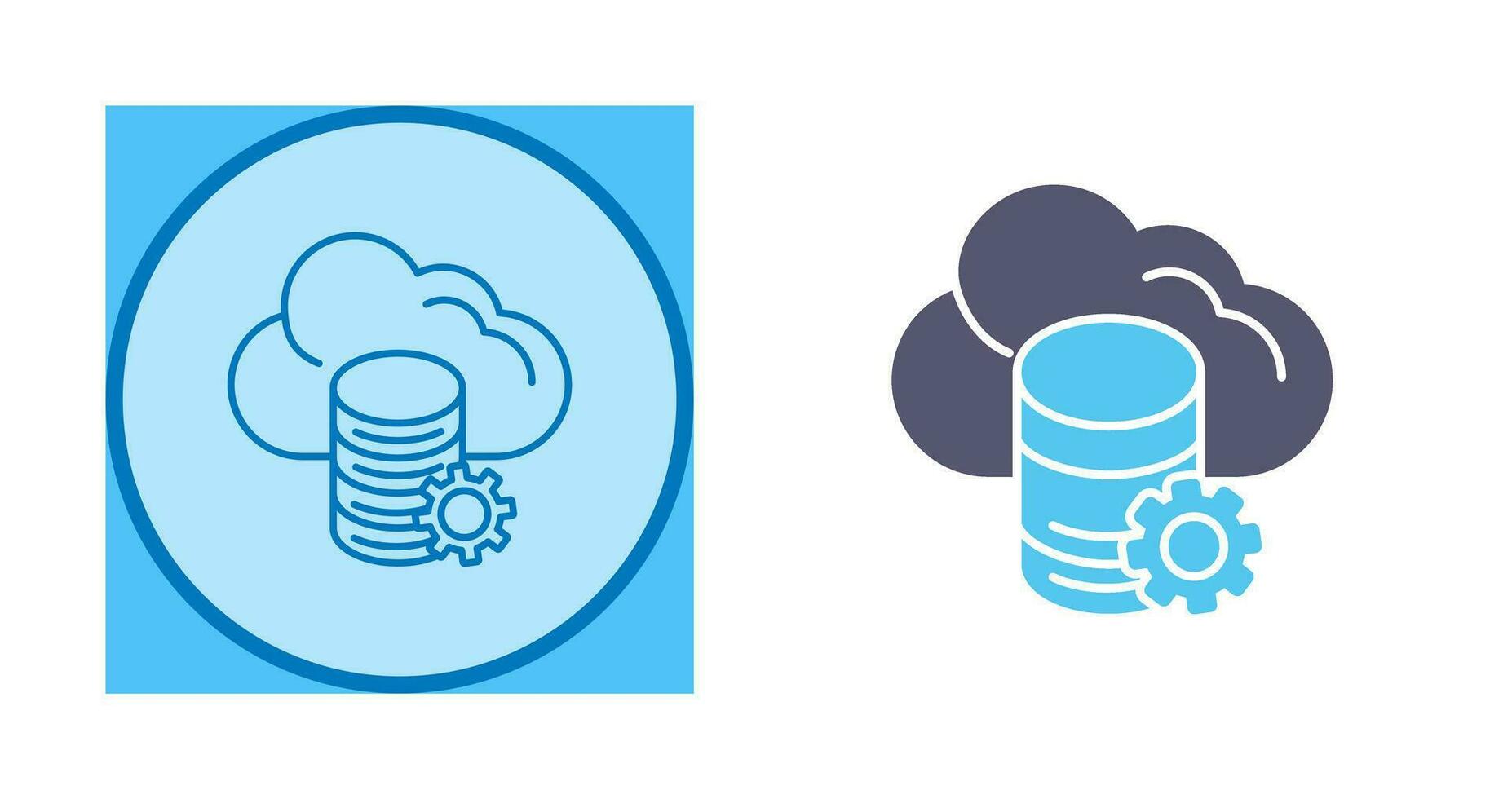 Cloud Data Vector Icon