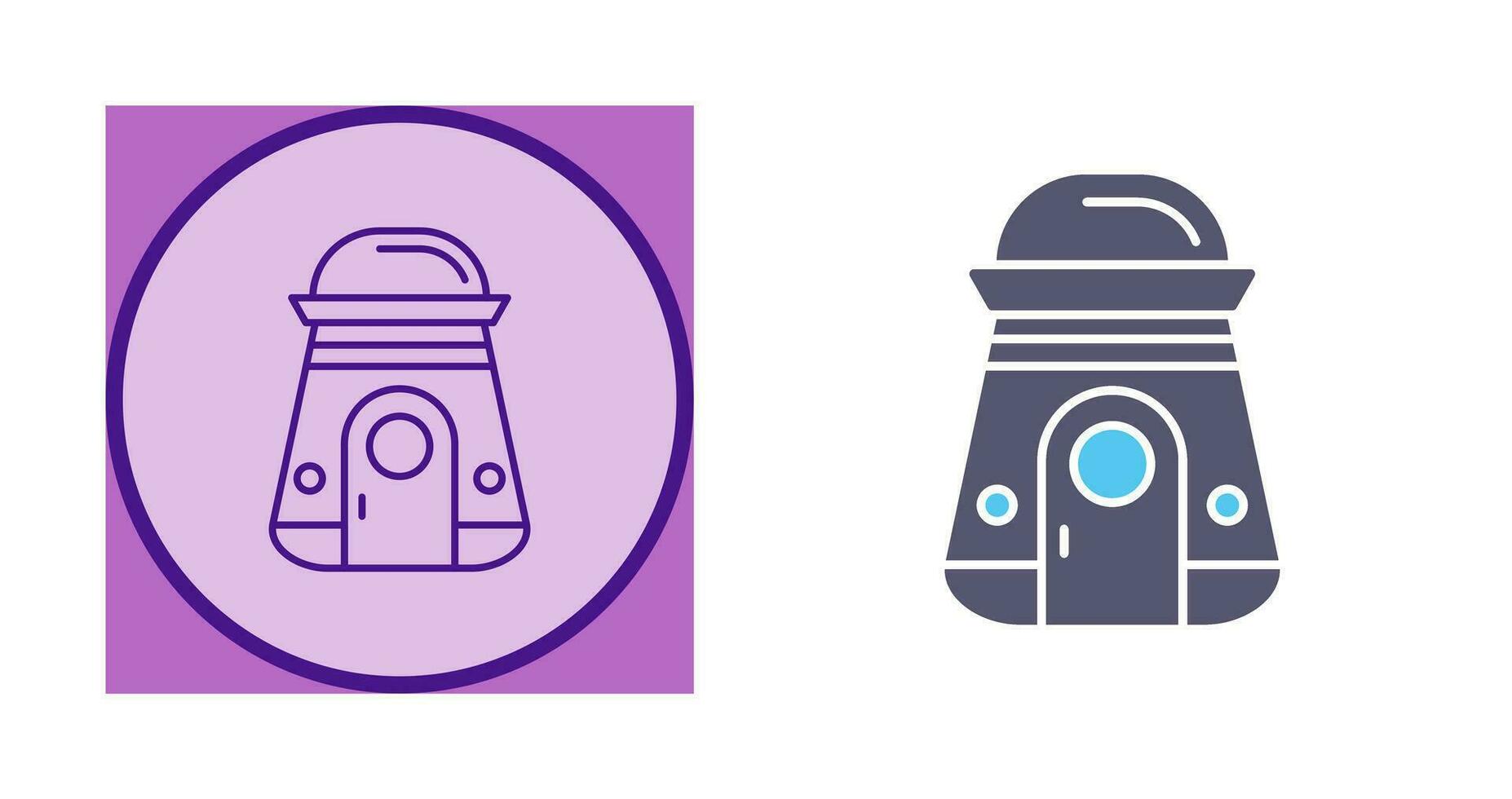 Space Capsule Vector Icon