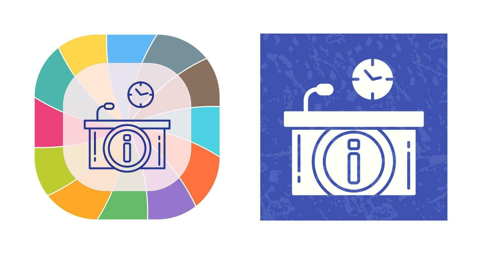 Information Desk Vector Icon