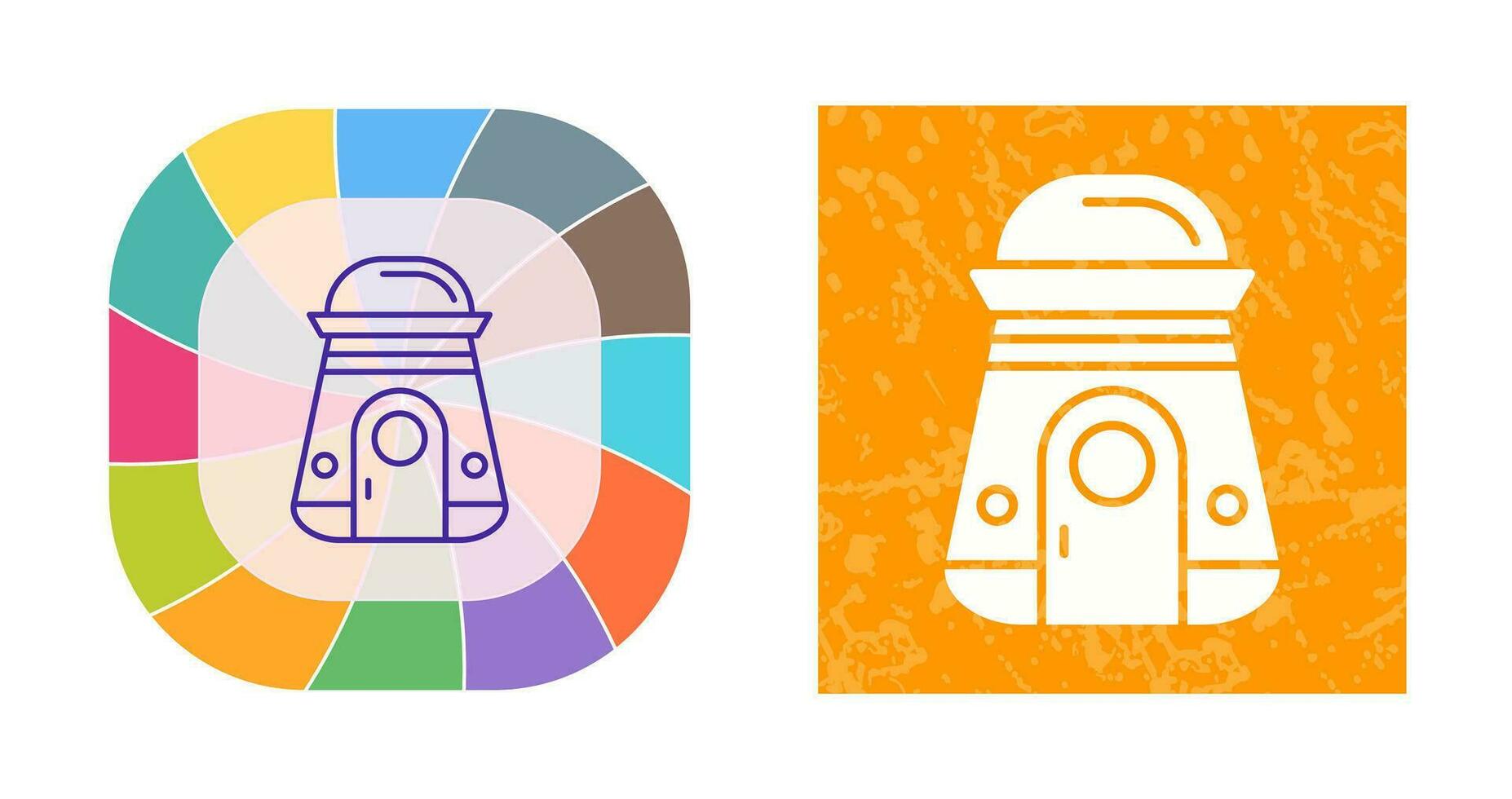 Space Capsule Vector Icon