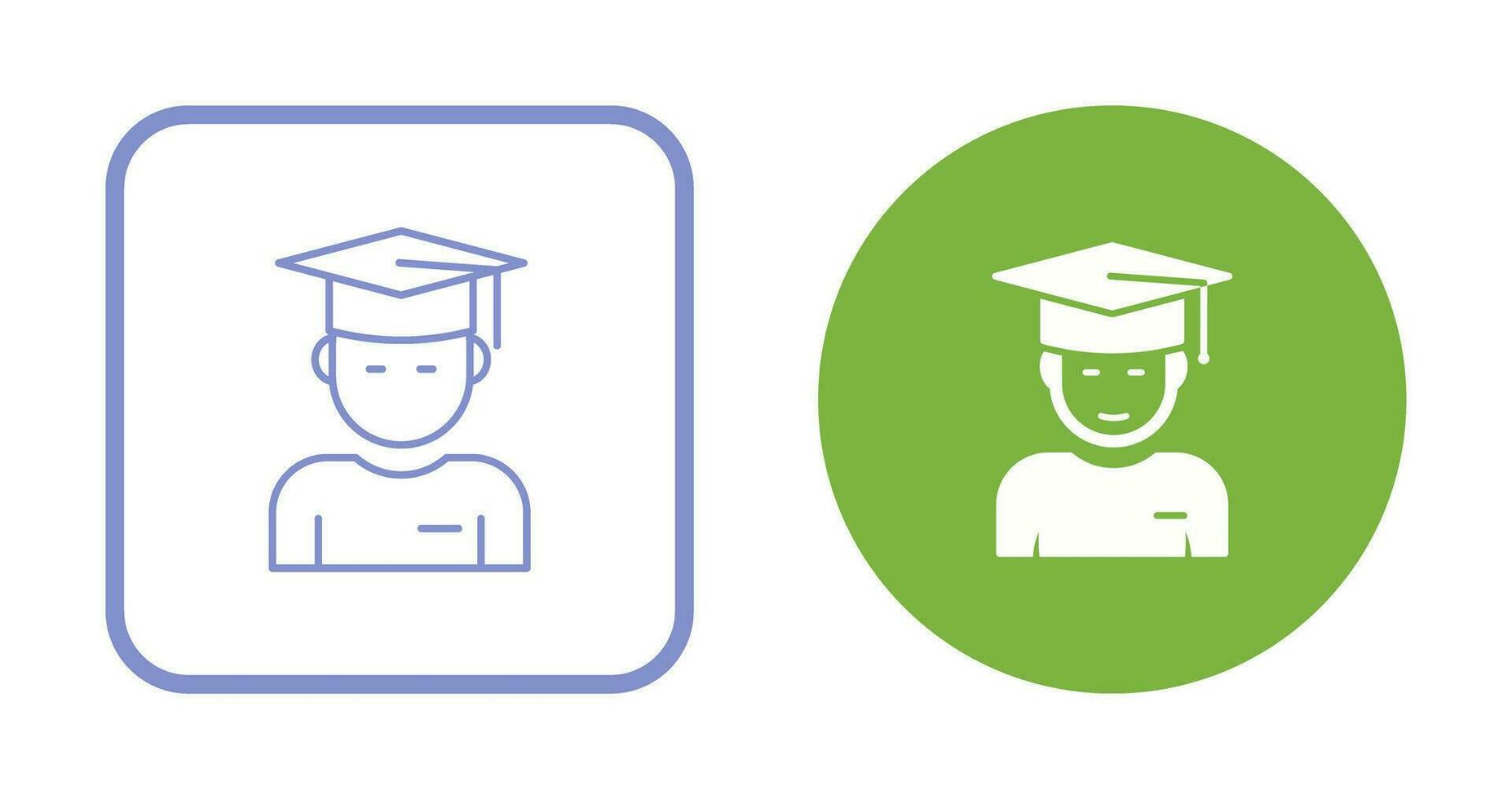 Graduate Student Vector Icon