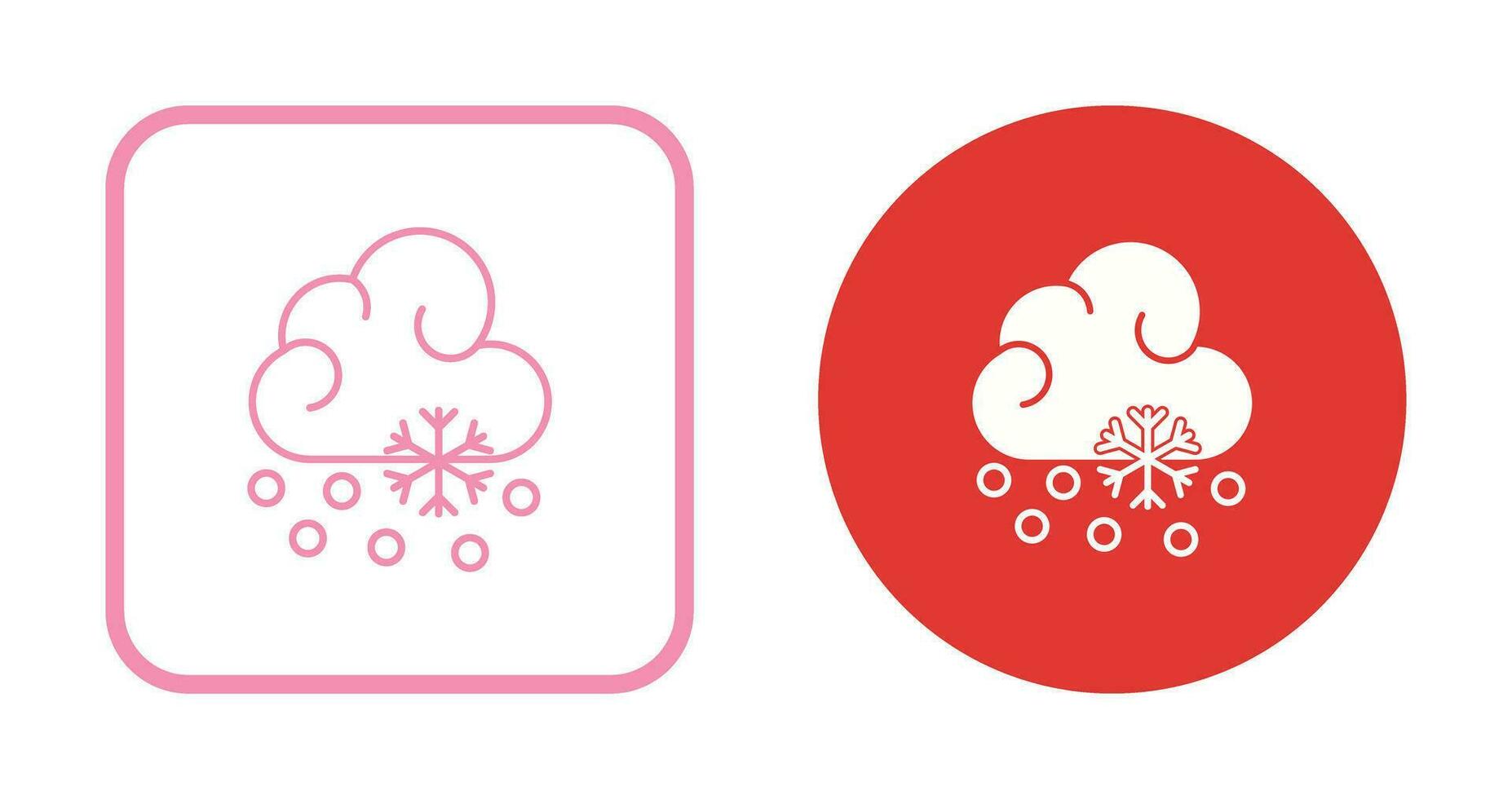 Snow Fall Vector Icon