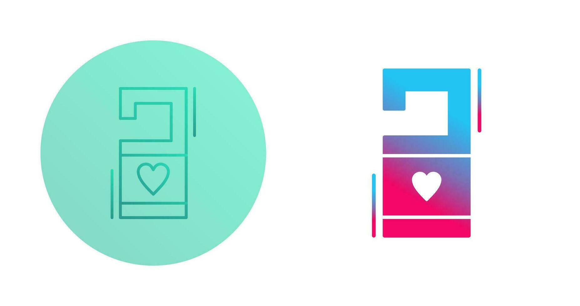 Door Knob Sign Vector Icon