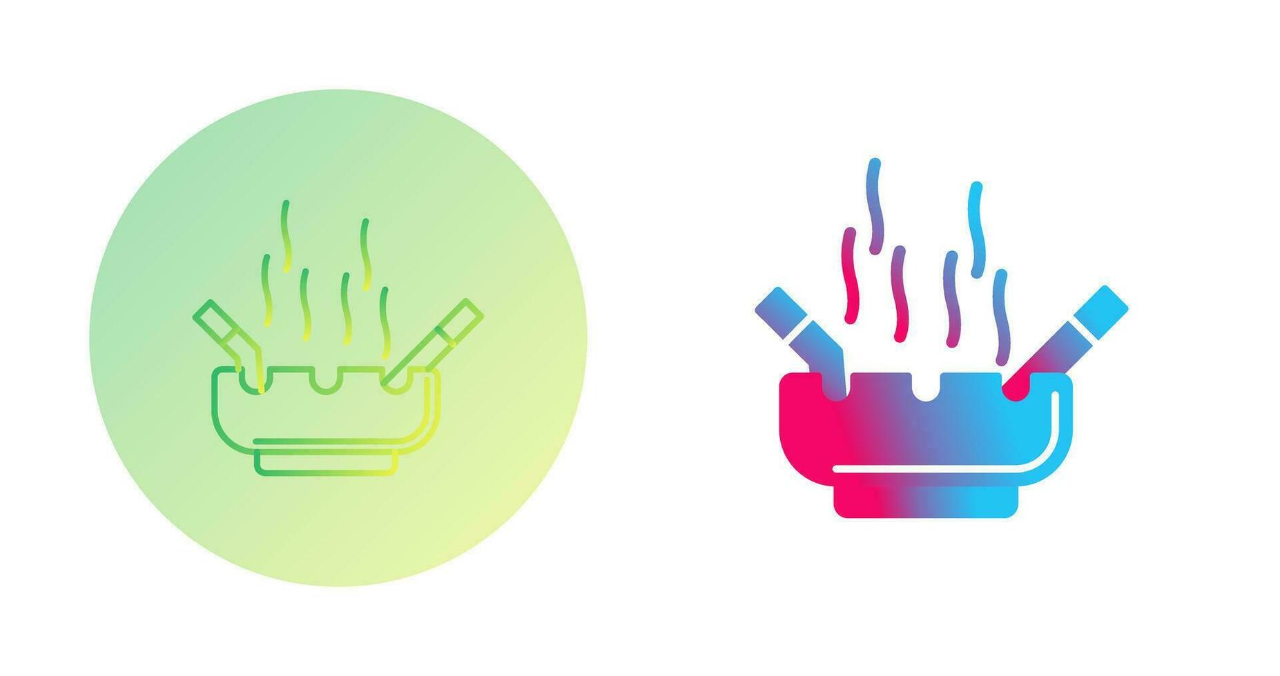 Ashtray Vector Icon