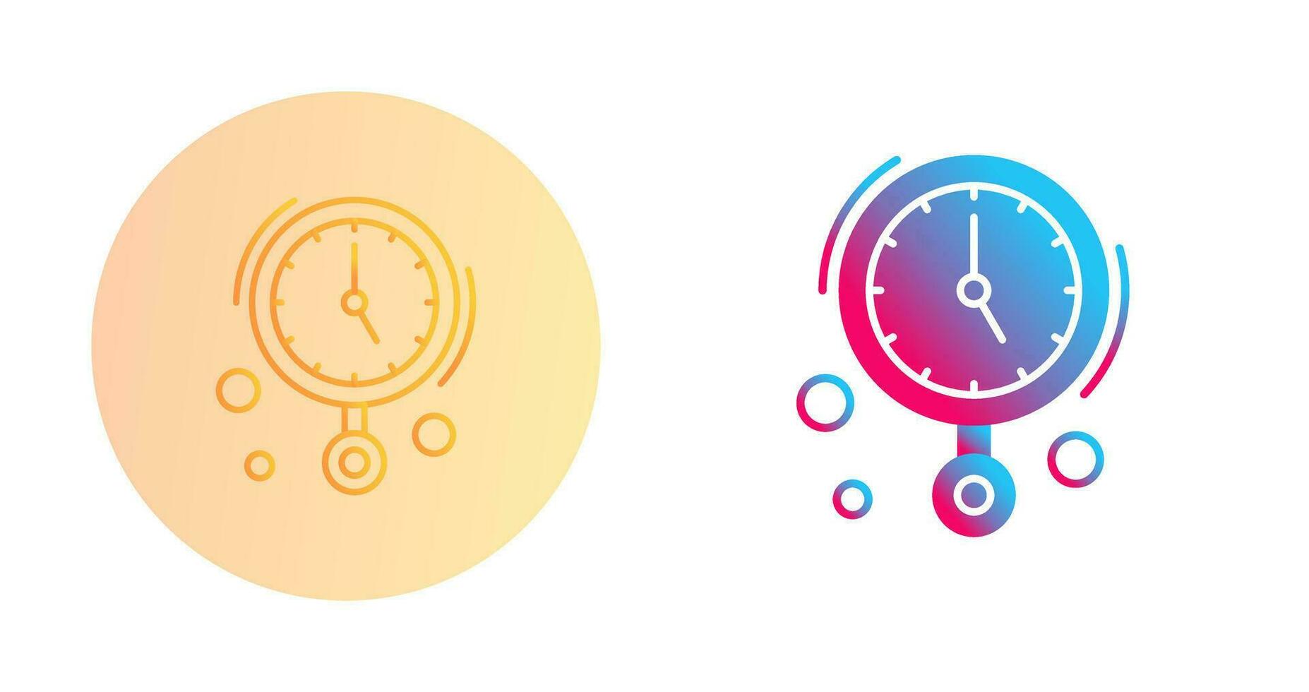 Wall Clock Vector Icon