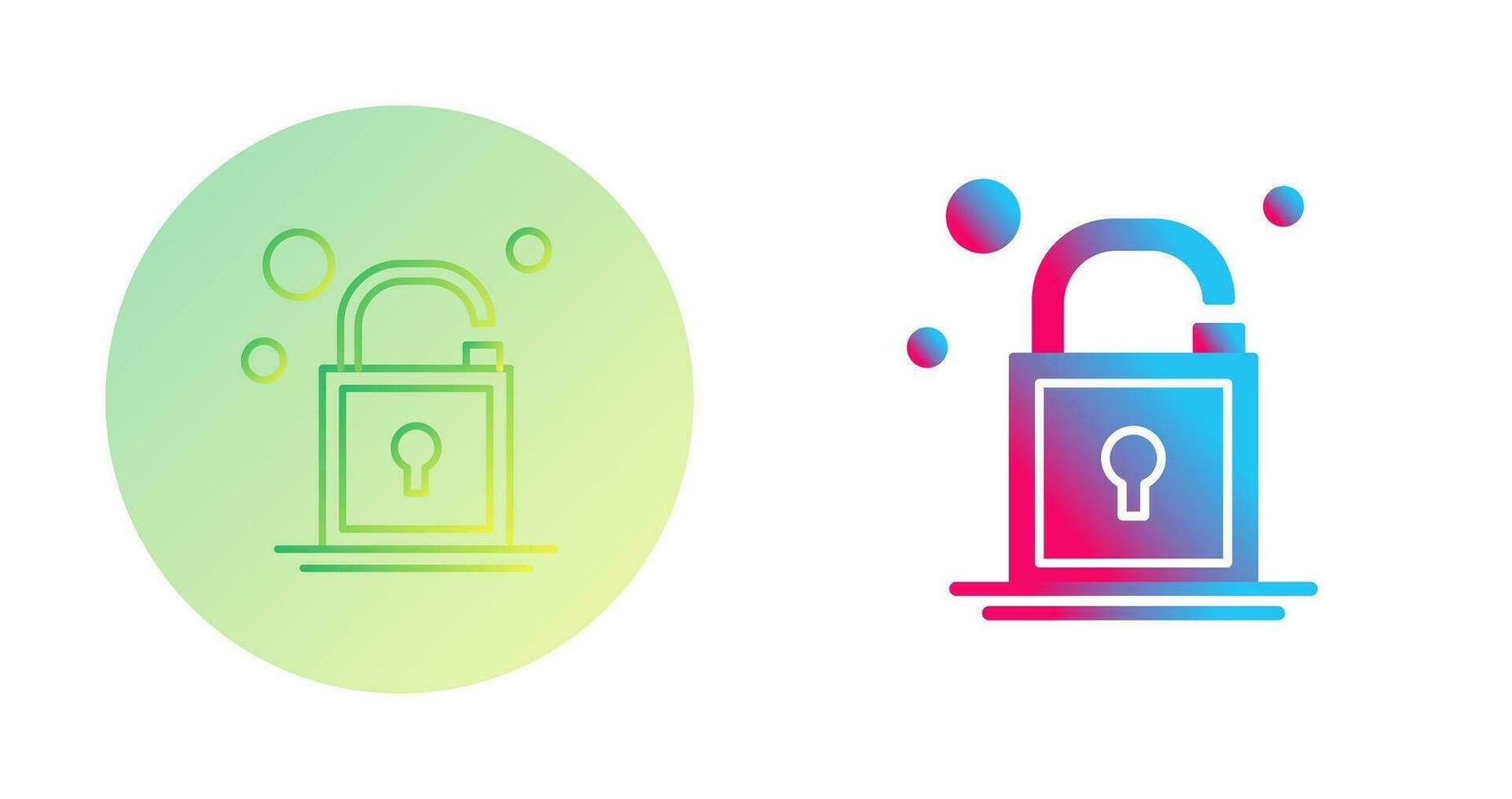 Open Lock Vector Icon