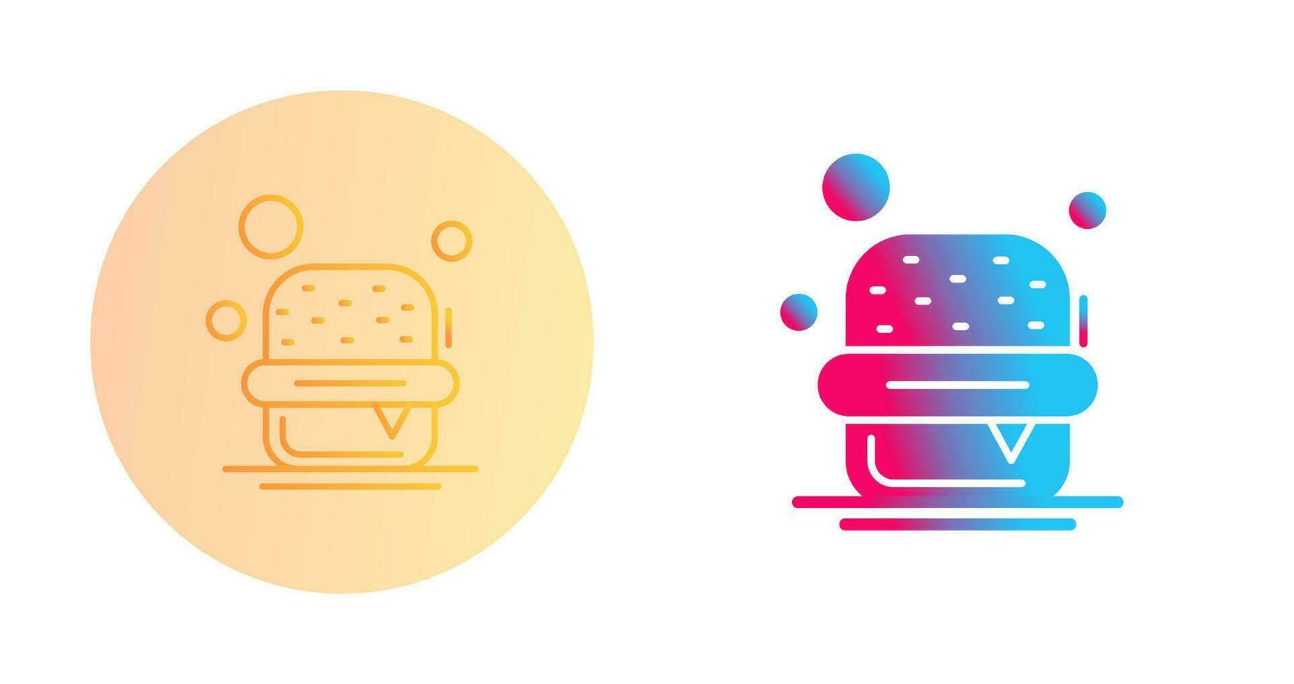 icono de vector de hamburguesa